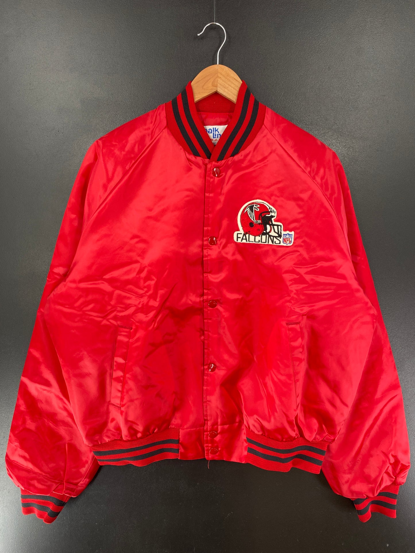 90's ATLANTA FALCONS Made in USA Size XL Vintage NFL Nylon Jacket / G4329N