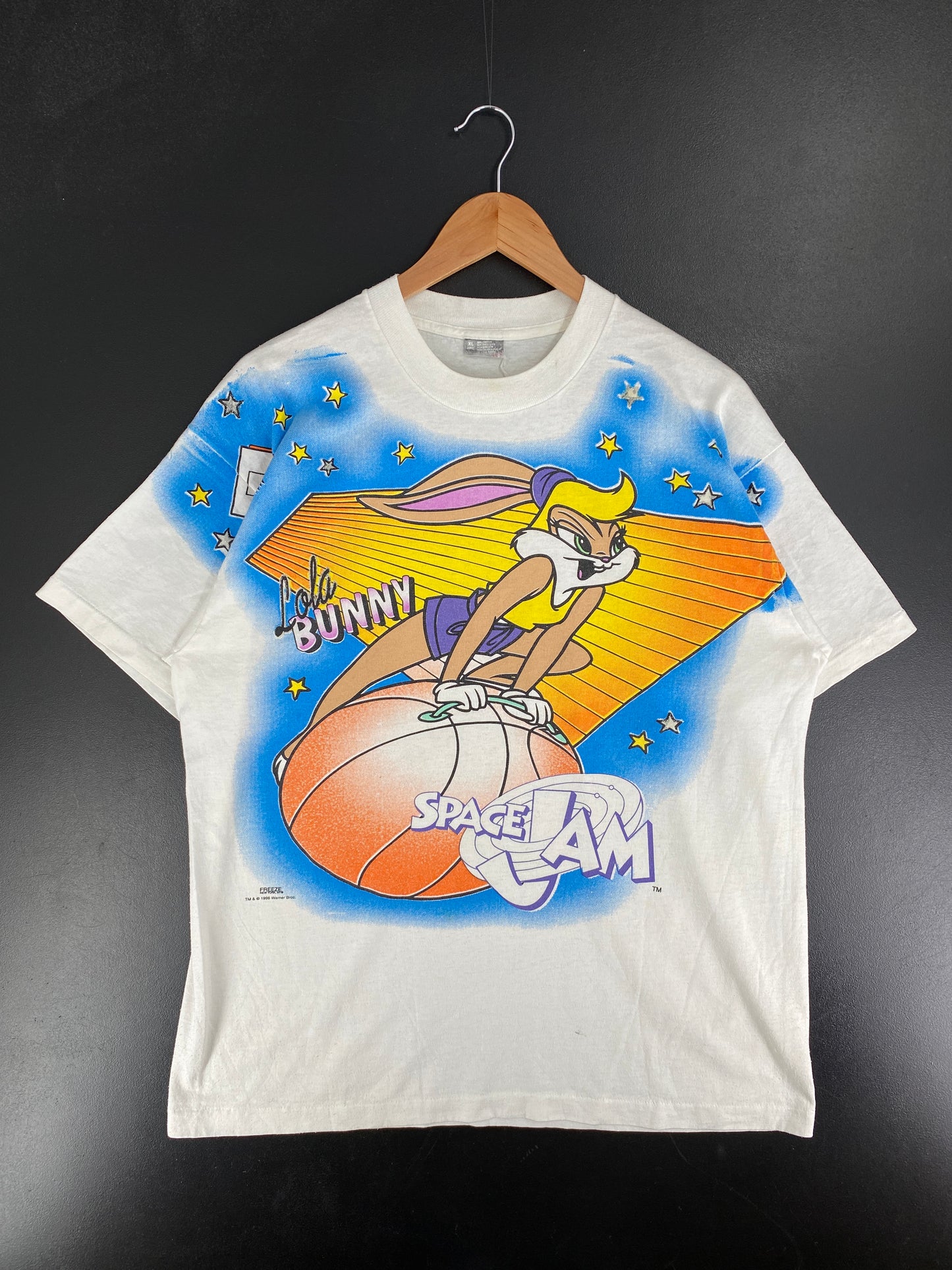 90's SPACE JAM LOLA BUNNY Size XL Vintage T-Shirt / F3528T