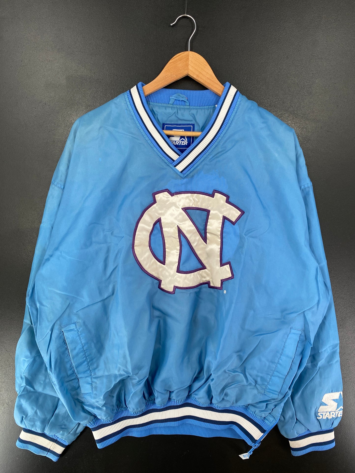 90’s STARTER x NORTH CAROLINA Size XL College Nylon Jacket / G4410N