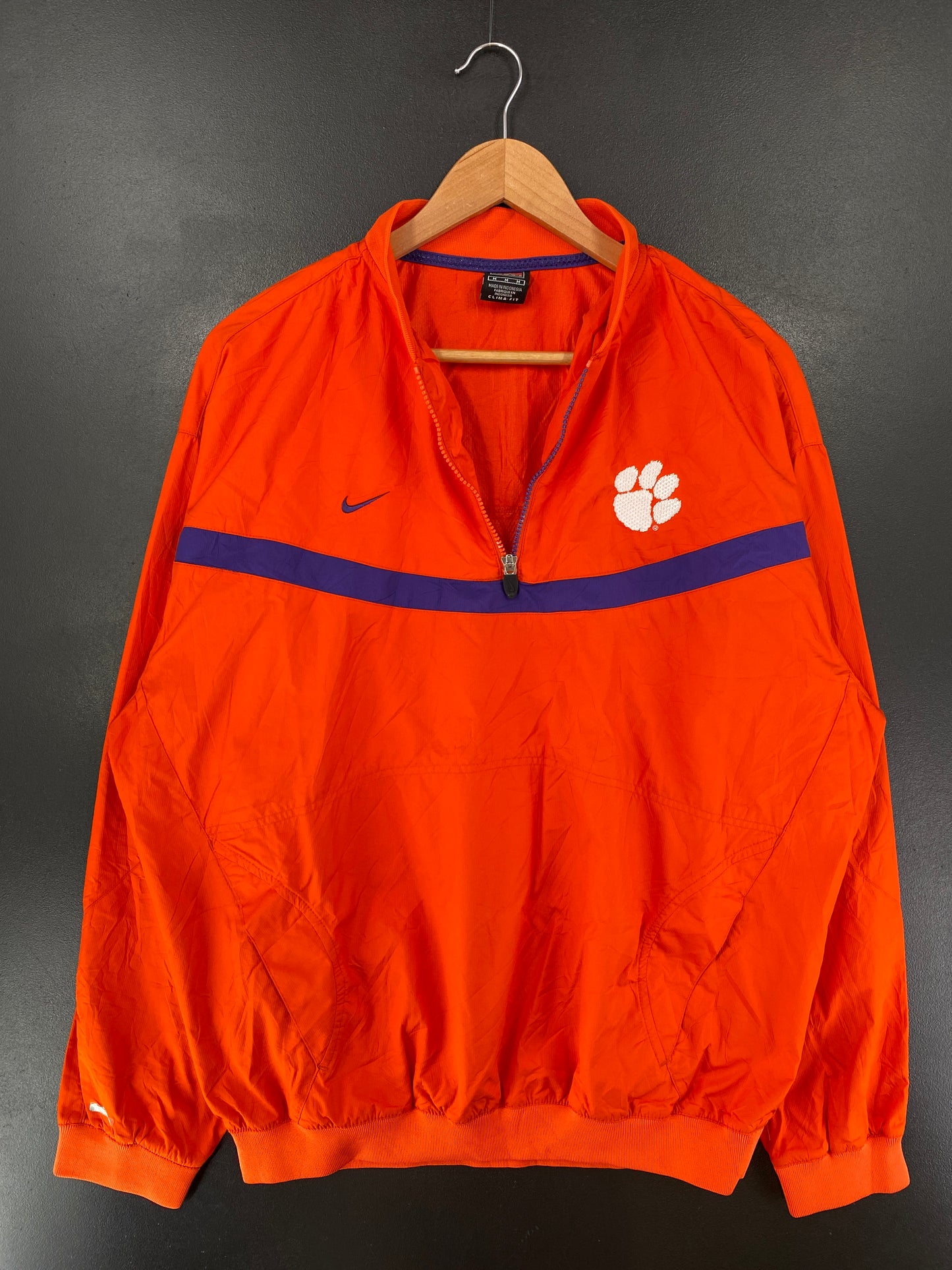 00' NIKE x CRIMSON Size M Vintage College Nylon Jacket / G4403N