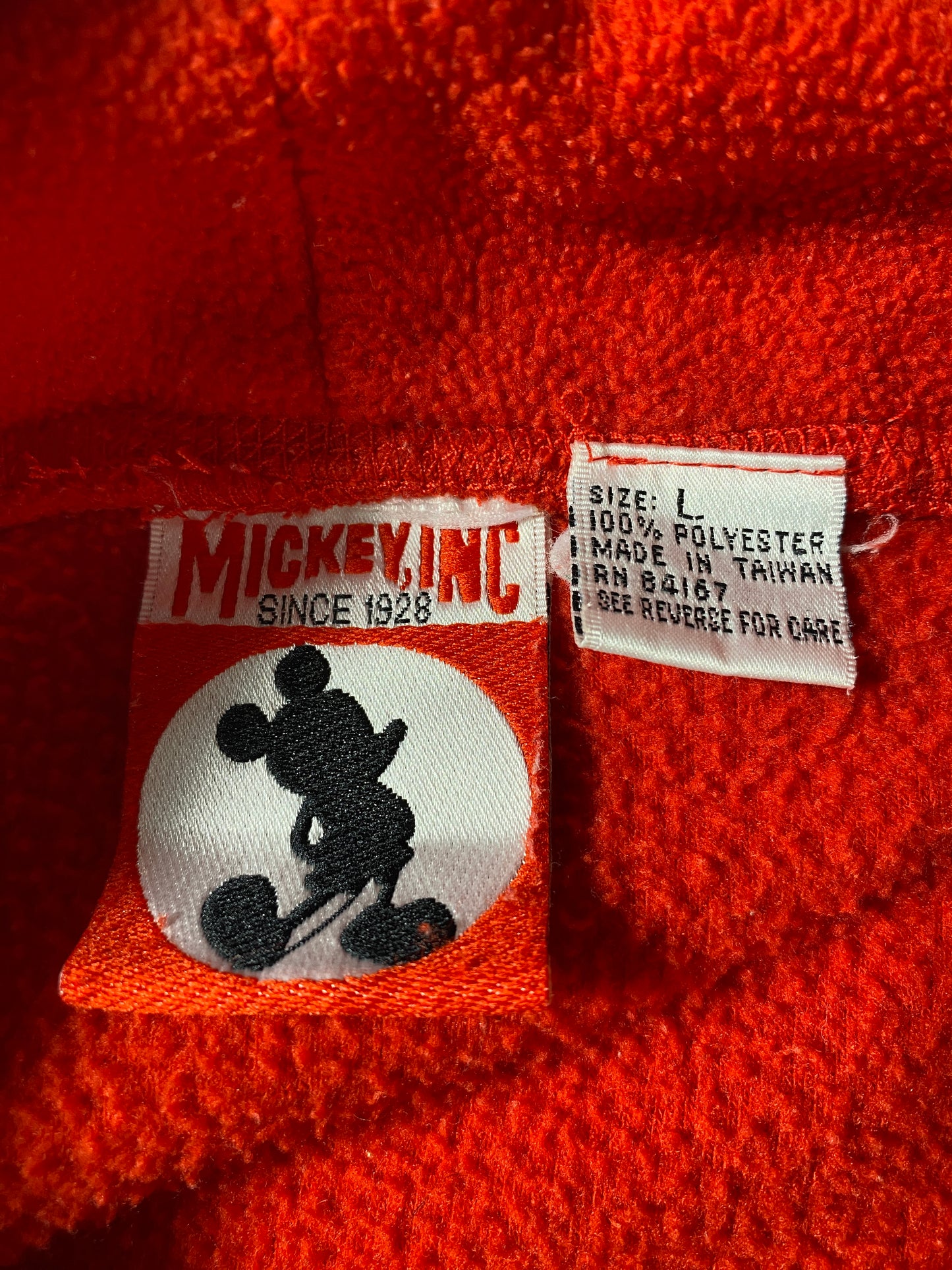 90’s POOH Size L DISNEY Fleece Sweat-Shirt / F3811J