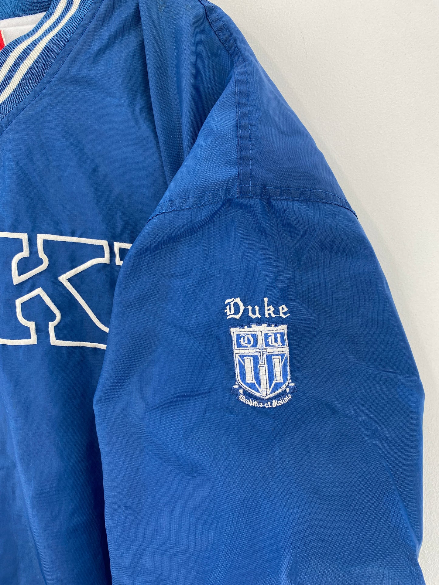 90’s DUKE UNIVERSITY Size XL Nylon College Jacket / F9756N