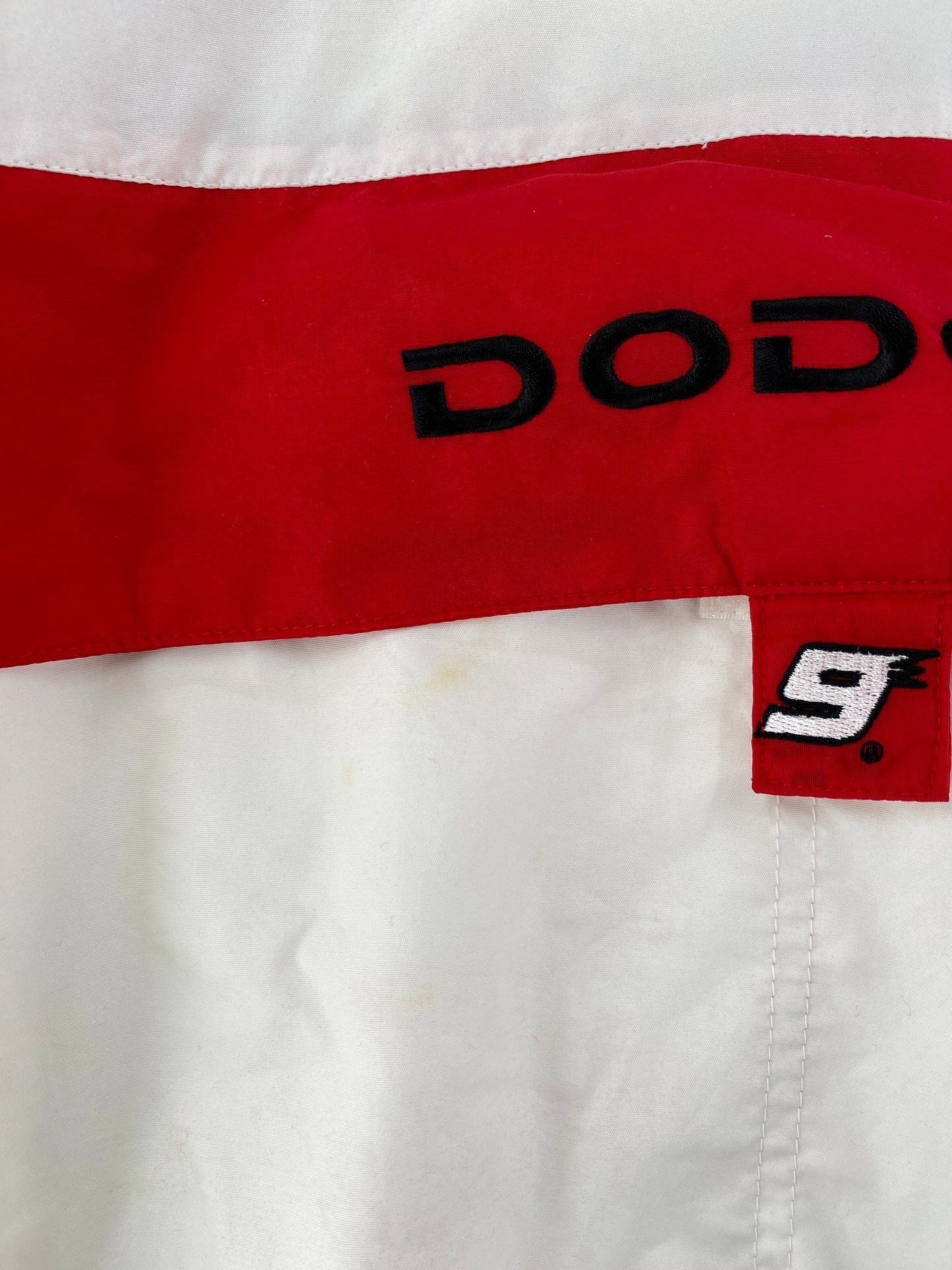 Vintage DODGE Size XL Nylon Racing Jacket / F9754N