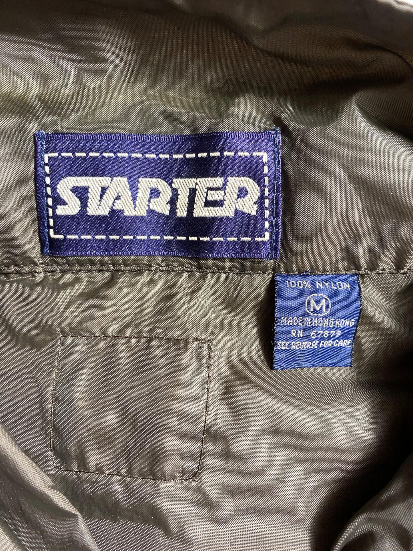 Early 90’s STARTER x CLEVELAND BROWNS Size M Nylon NFL Jacket / F9753N