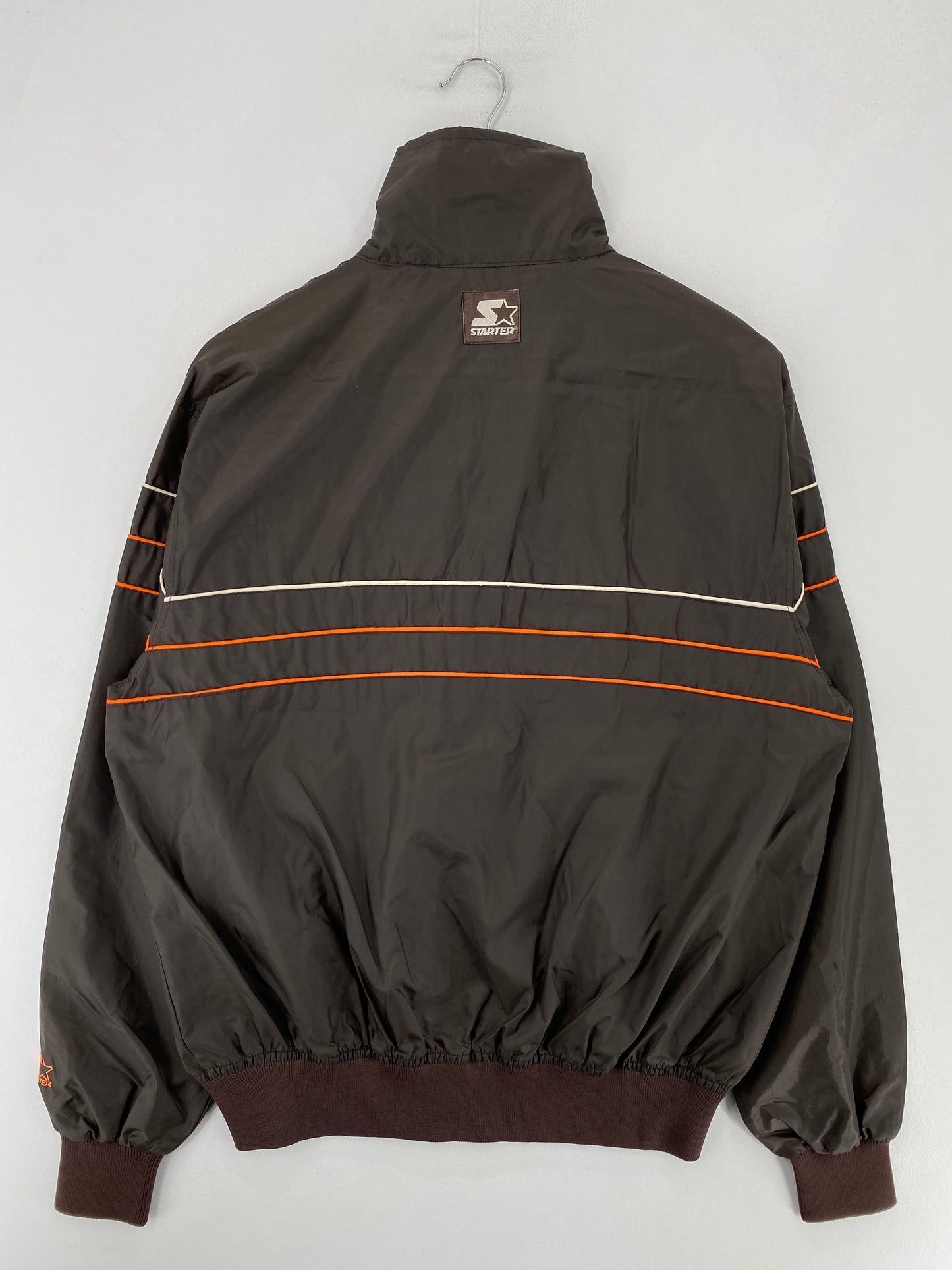 Early 90’s STARTER x CLEVELAND BROWNS Size M Nylon NFL Jacket / F9753N