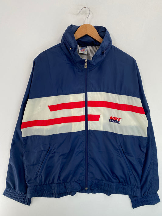 90’s NIKE USA Size L Zip-up Nylon Jacket / G4489N