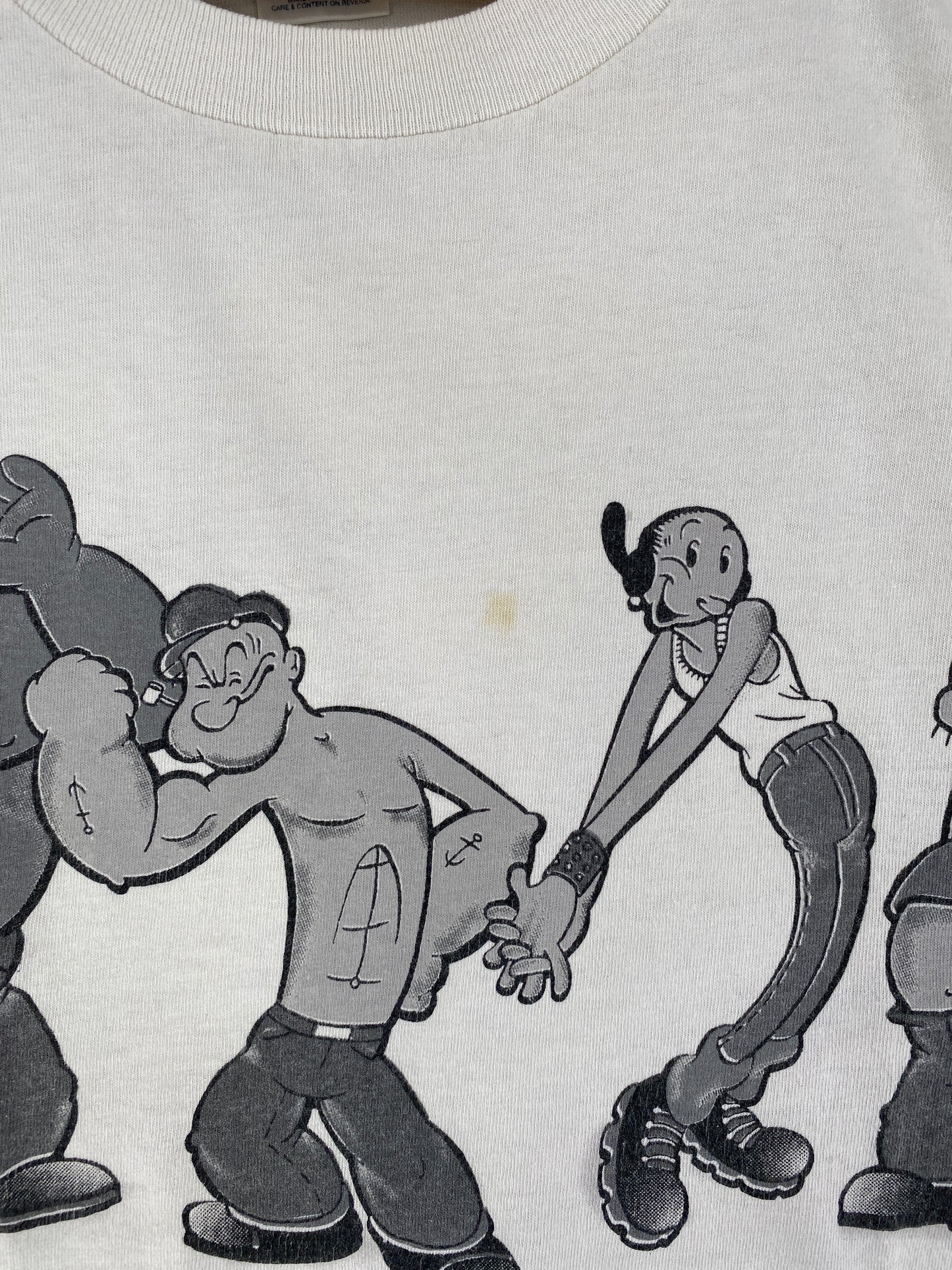 1997 POPEYE THE SAILOR Size XL Vintage T-Shirt / G592T