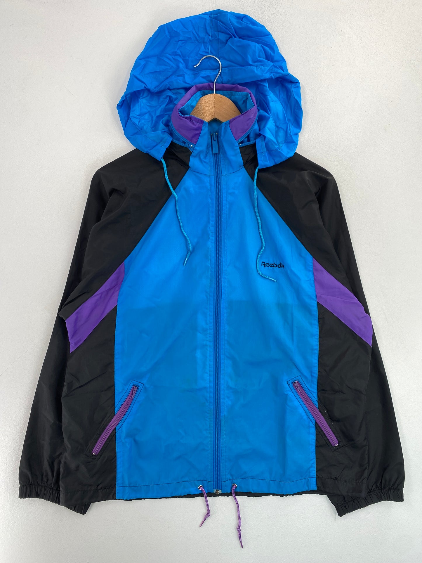 90’s REEBOK Size L Vintage Zip-up Nylon Jacket / G4481N