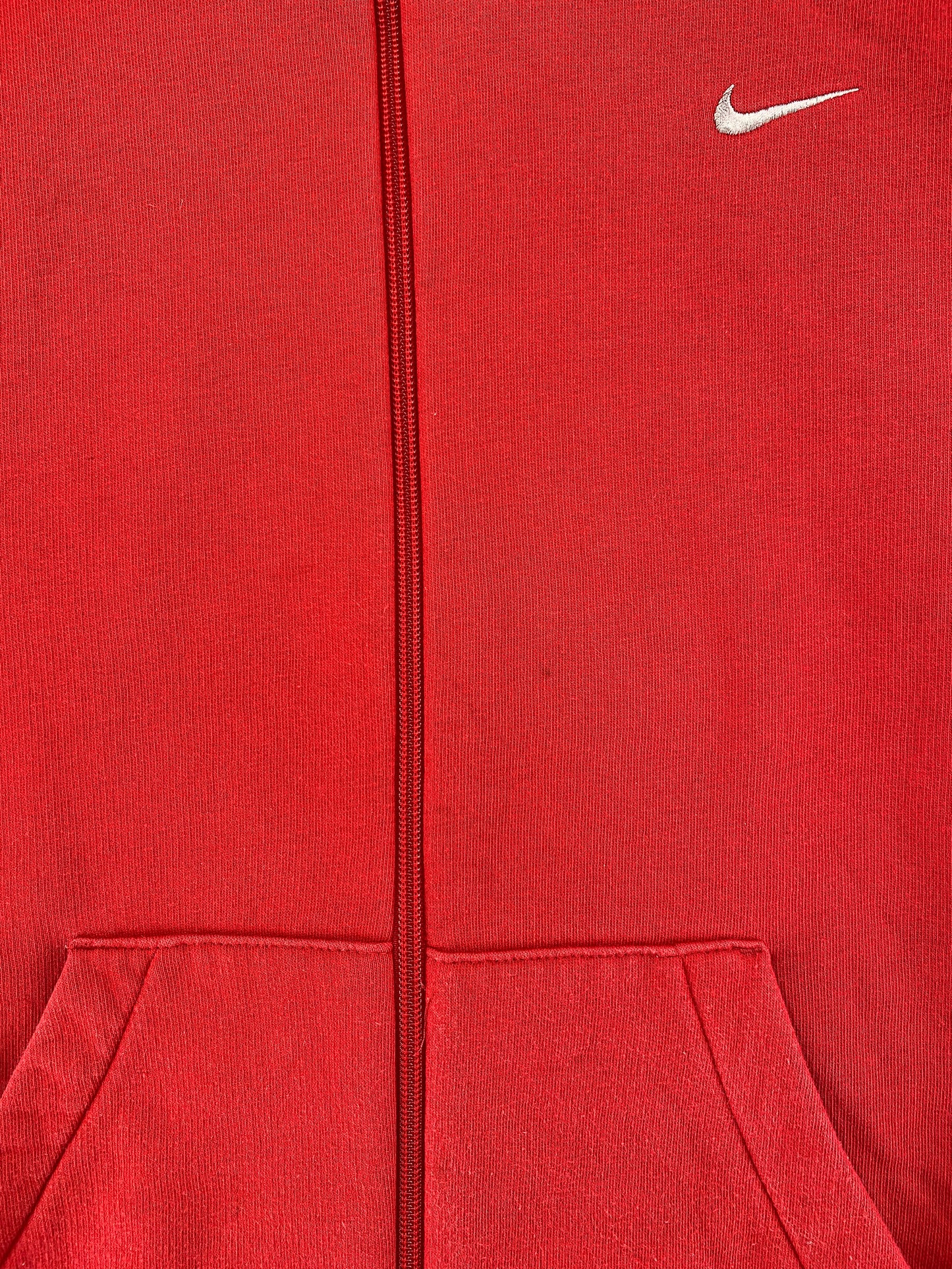 00’ NIKE MINI SWOOSH Zip-Up Size XL Vintage Hoodie Sweat-Shirt / G4493S