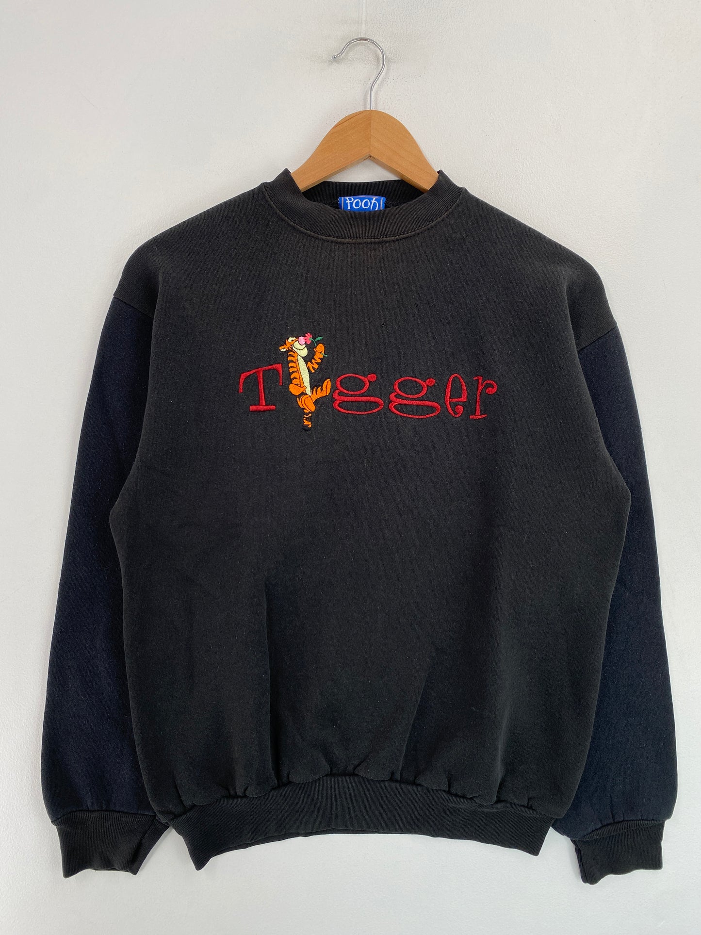 00' DISNEY TIGGER Size No Tag (Approx.M) Vintage Sweat-shirt / G5829S