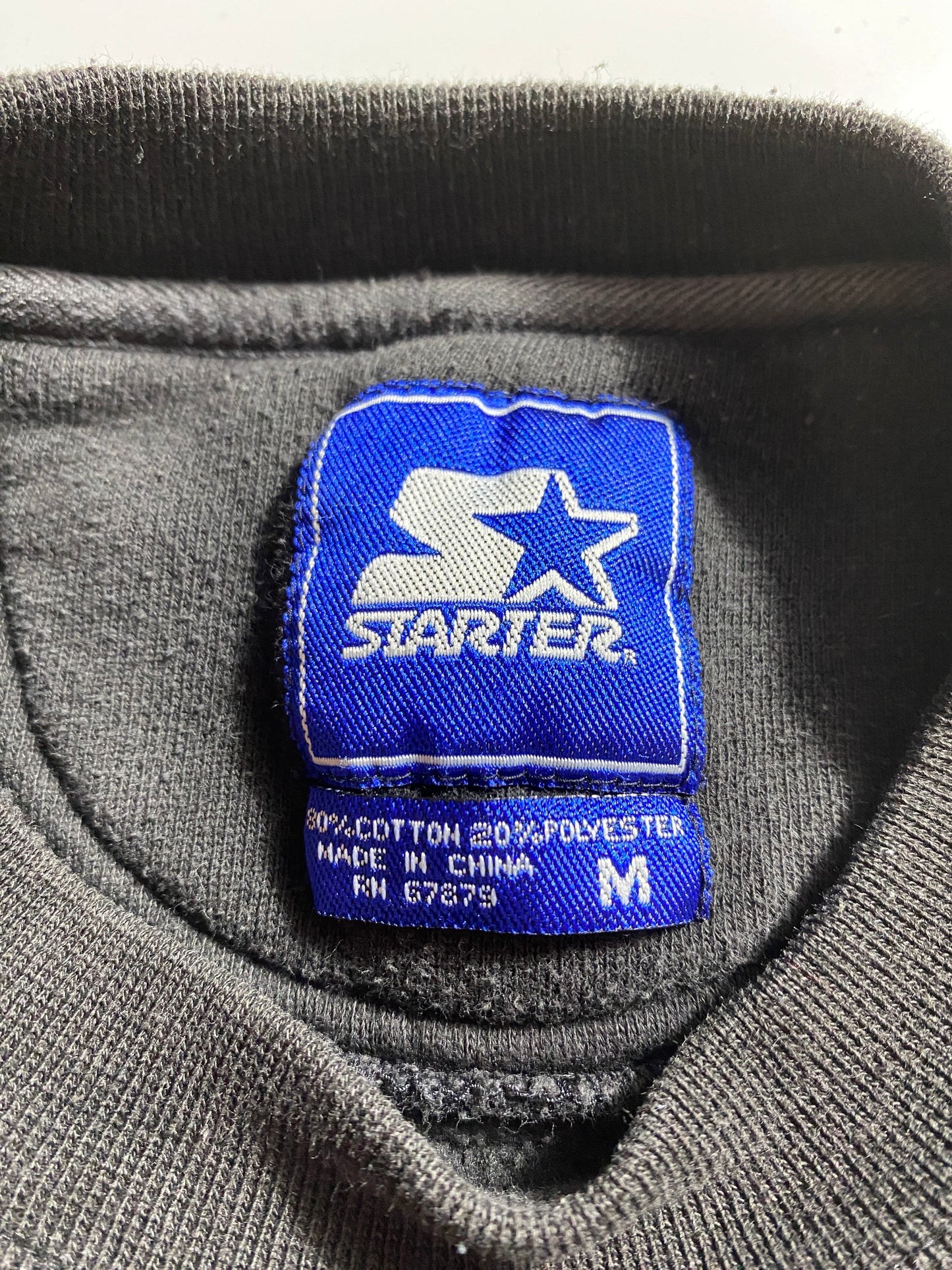 1995 STARTER x ATLANTA BRAVES CLEVELAND INDIANS Size M Vintage MLB Sweat-Shirt / F3967S