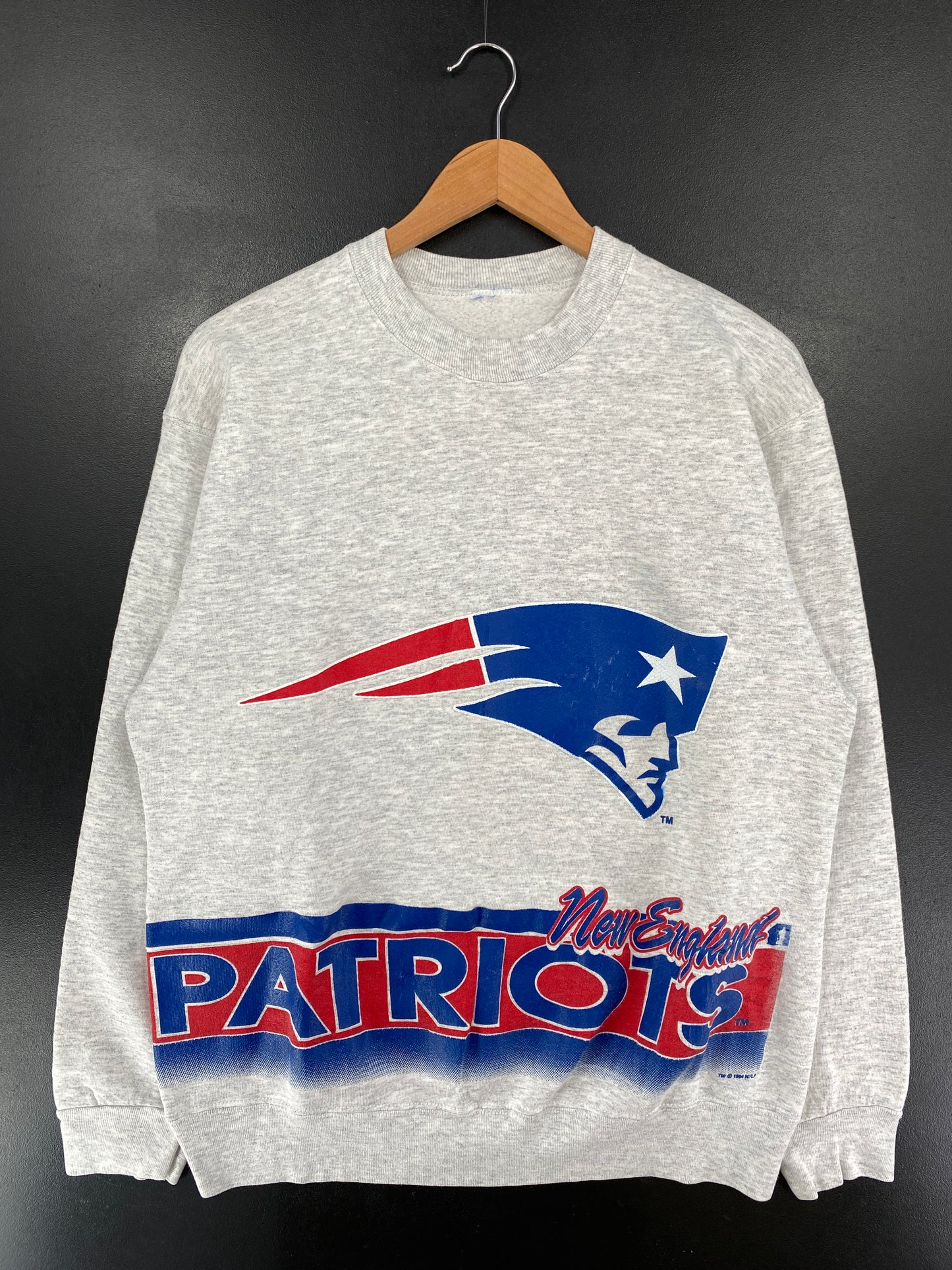 1994 NEW ENGLAND PATRIOTS Size Approx.M Vintage NFL Sweat-shirt / G4528S