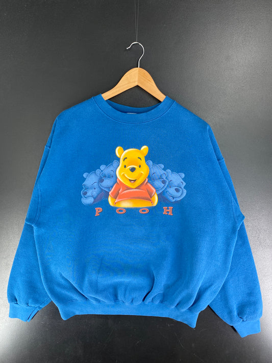 00’ POOH Made in USA Size XL Vintage DISNEY Sweat-shirt / F3994S