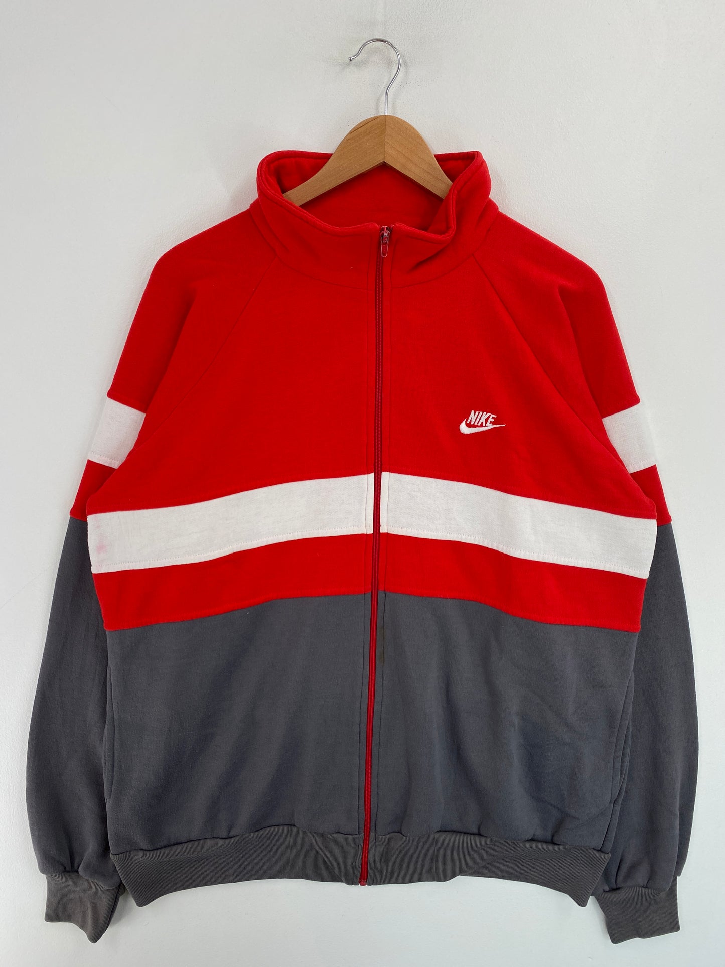 90's NIKE Size XL Vintage Zip-up Sweat-shirt / G4532S