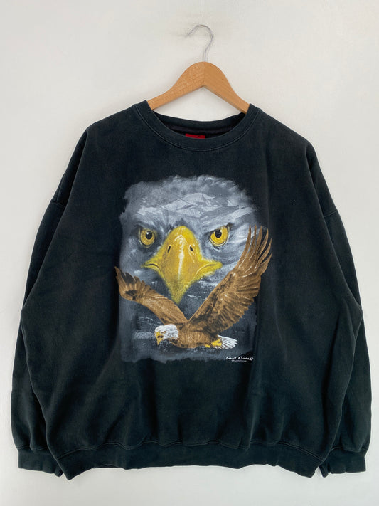 Vintage BALD EAGLE Approx. Size XL Animal Sweatshirt / G7363S