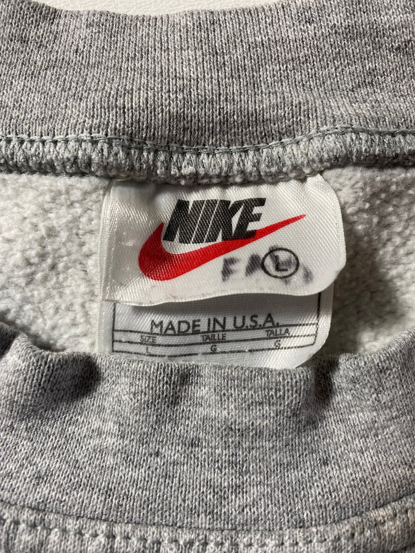 90’s NIKE x VANDERBILT COMMODORES Made in USA Size L College Sweat Shirt / G766S