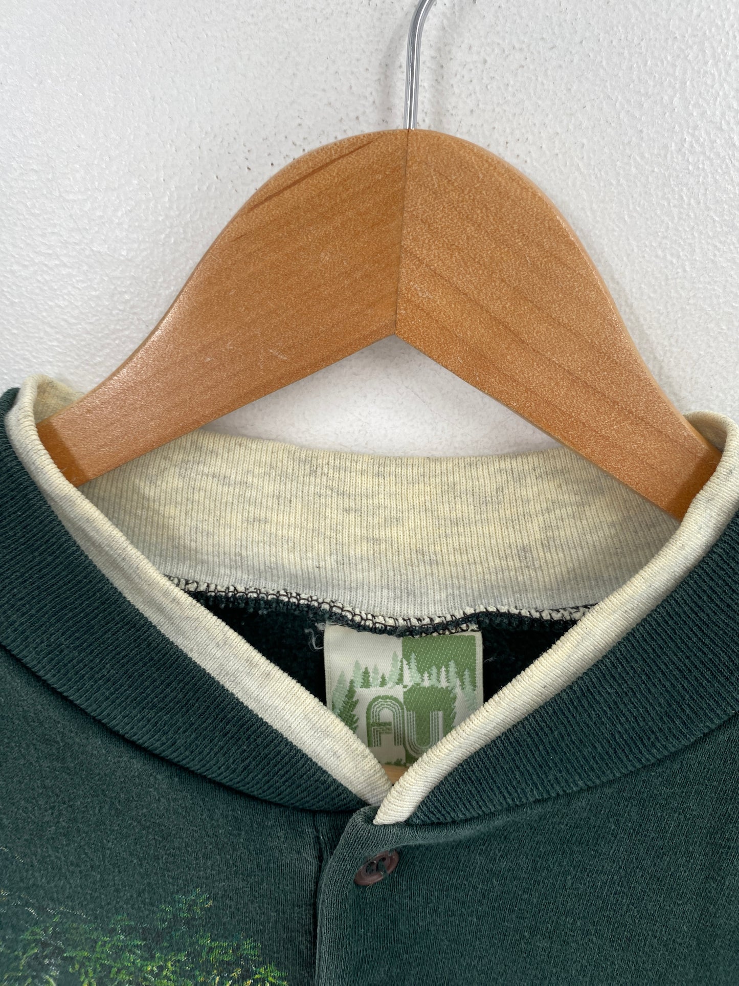 90's WOLVES Made in USA Size XXL Vintage Animal Sweat-Shirt / G4556S