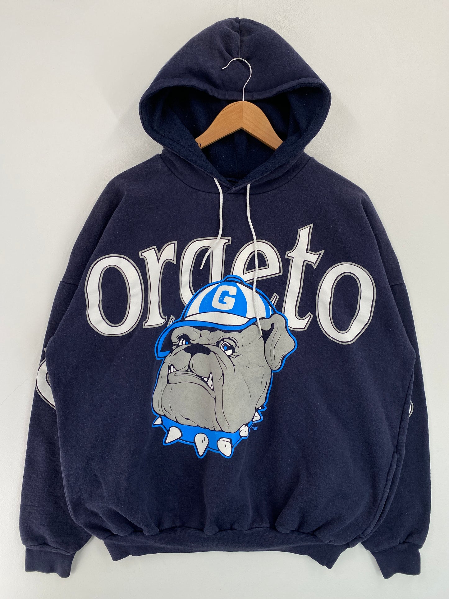 Vintage GEORGETOWN HOYAS Size Approx.L College Sweat-Shirt / G4570S