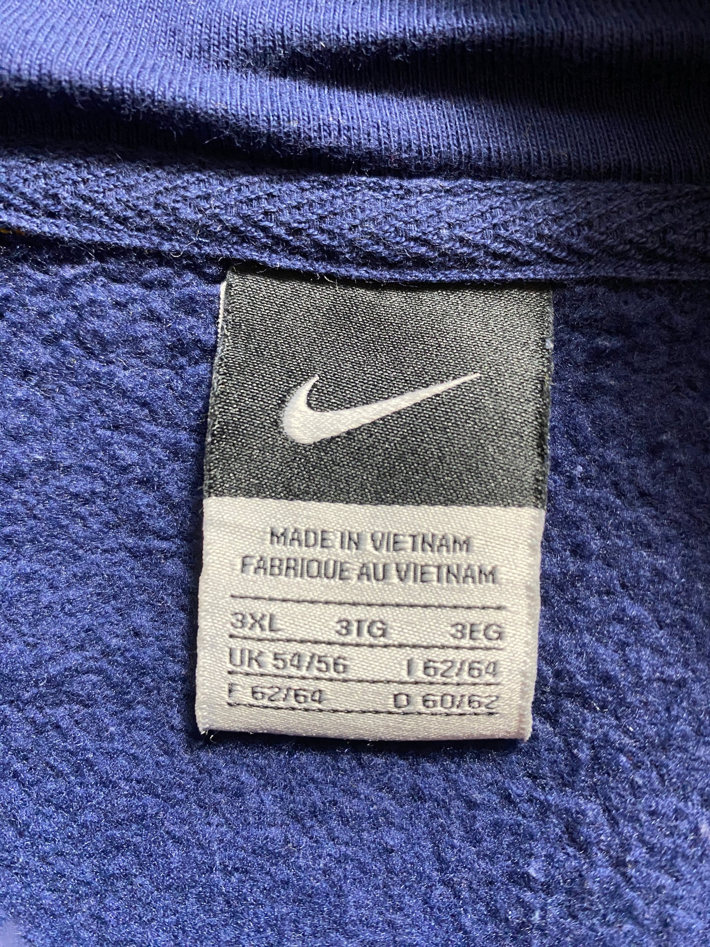Vintage NIKE Center Swoosh Size XXXL Hoodie Sweat-Shirt / G6475S