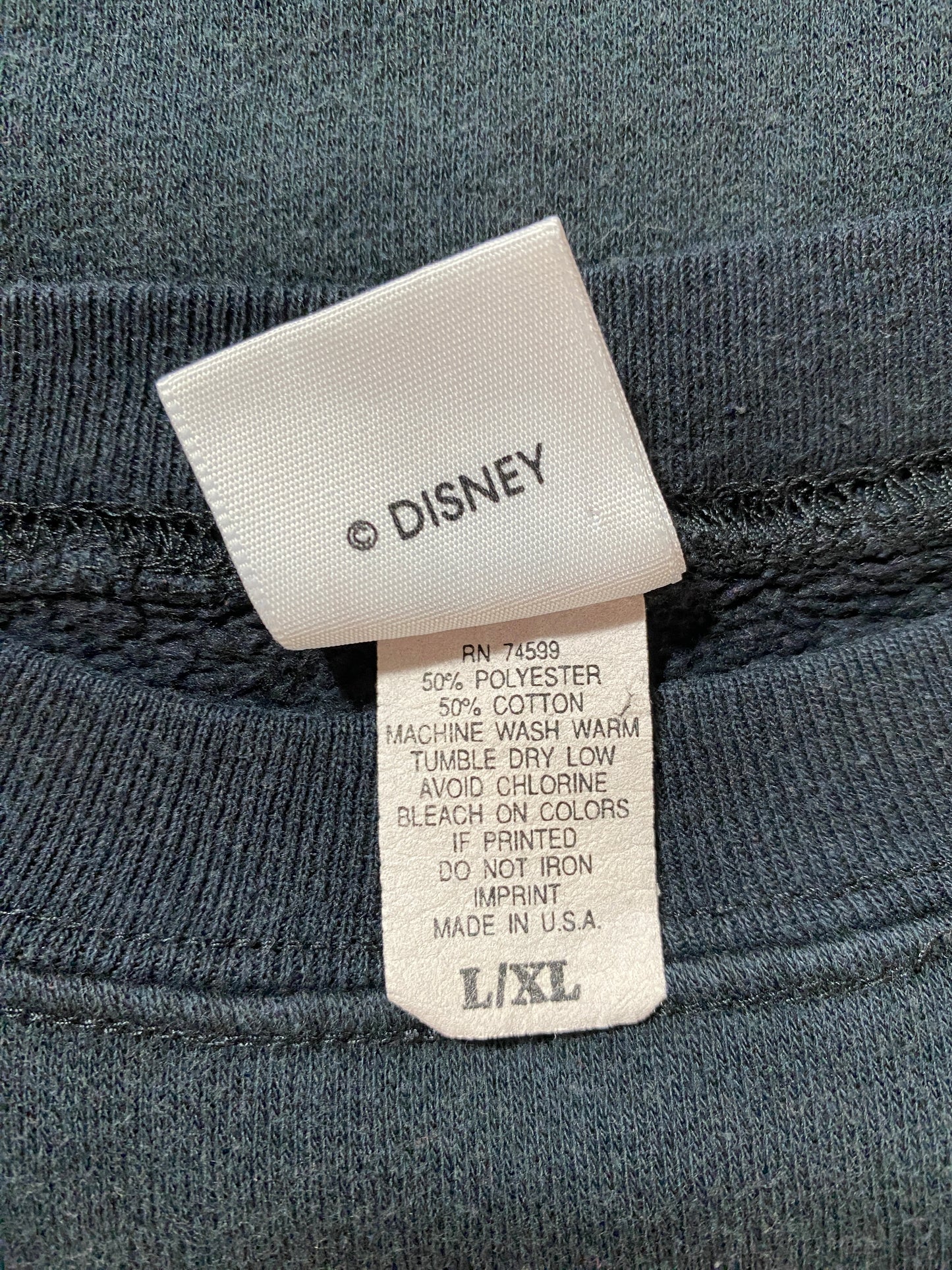 90's DISNEY GOOFY Made in USA Size Ladies L/XL Vintage Sweat-shirt / G4575S