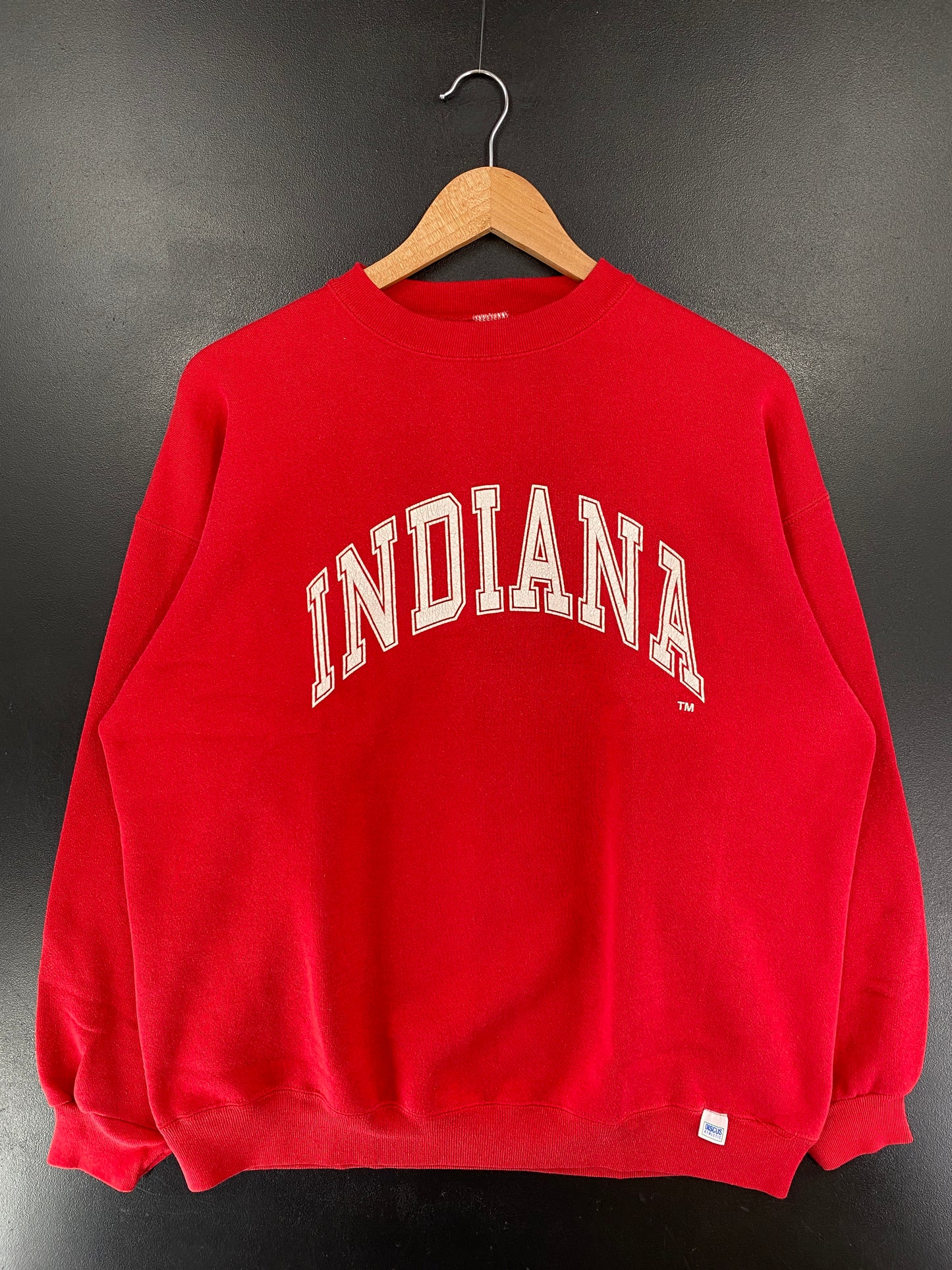 90's INDIANA Made in USA Size XL Vintage College Sweat-Shirt / G4612S