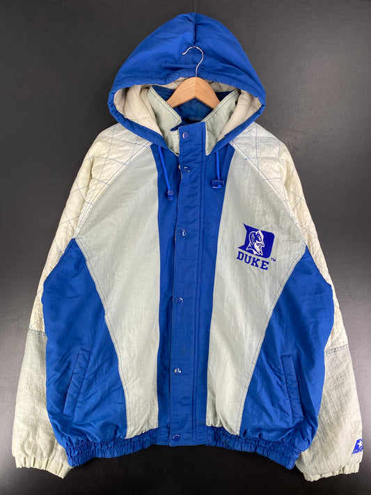 90’s STARTER x DUKE Size XXL College Nylon Padded Jacket / F4418N