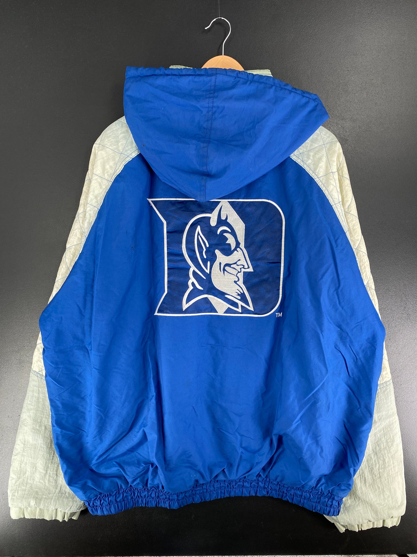 90’s STARTER x DUKE Size XXL College Nylon Padded Jacket / F4418N