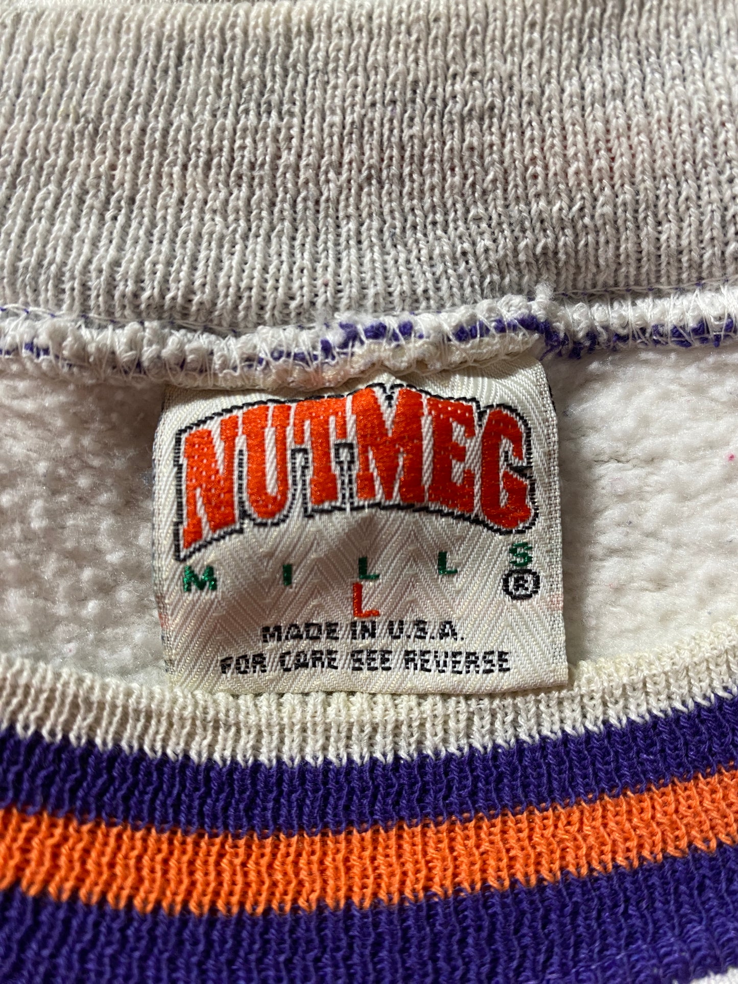 90's PHOENIX SUNS Made in USA Size L Vintage NBA Sweat-Shirt / G4644S