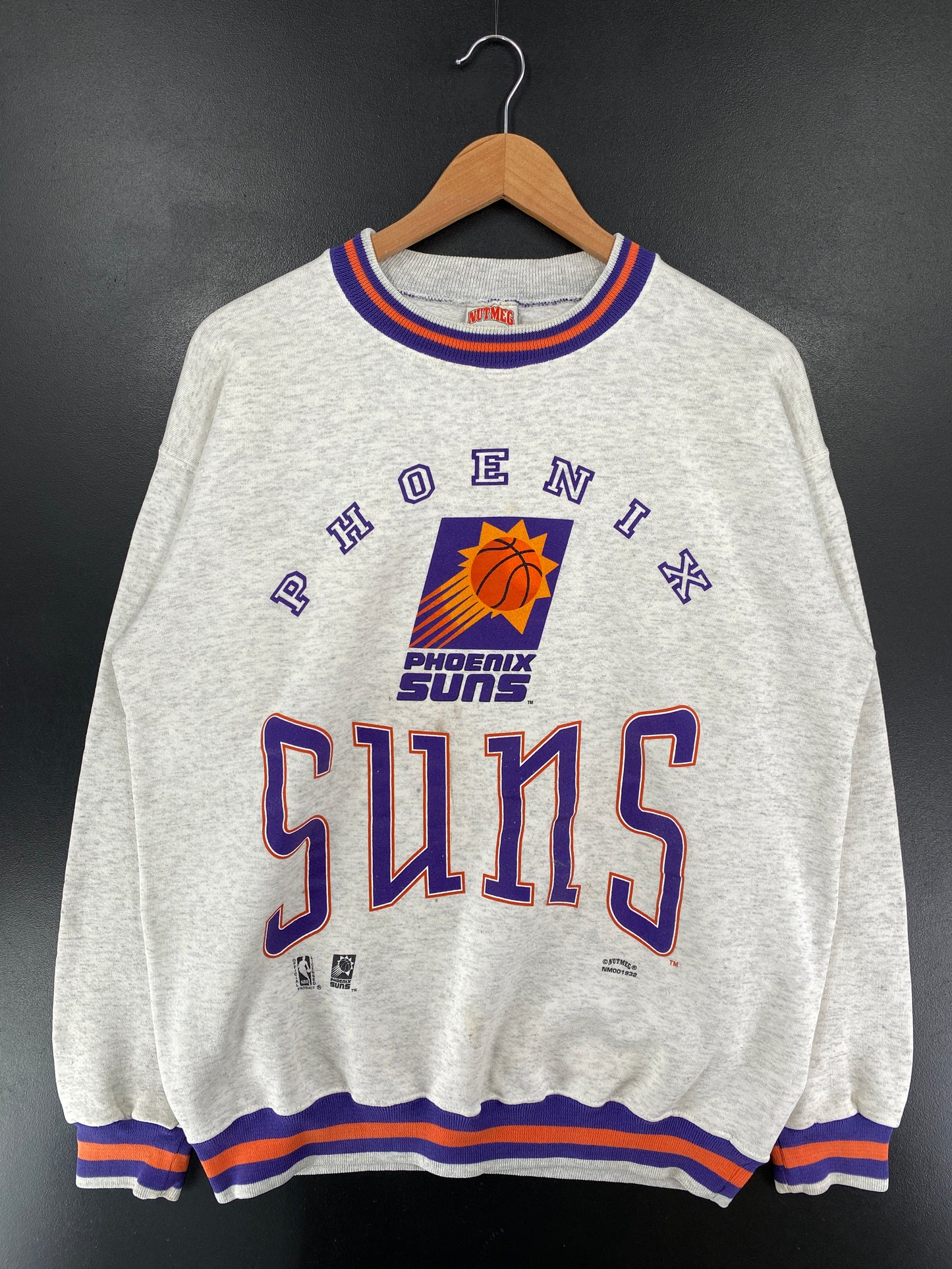90's PHOENIX SUNS Made in USA Size L Vintage NBA Sweat-Shirt / G4644S