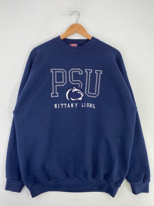 90’s PSU NITTANY LIONS Size XL Vintage College Sweat-Shirt / G971S