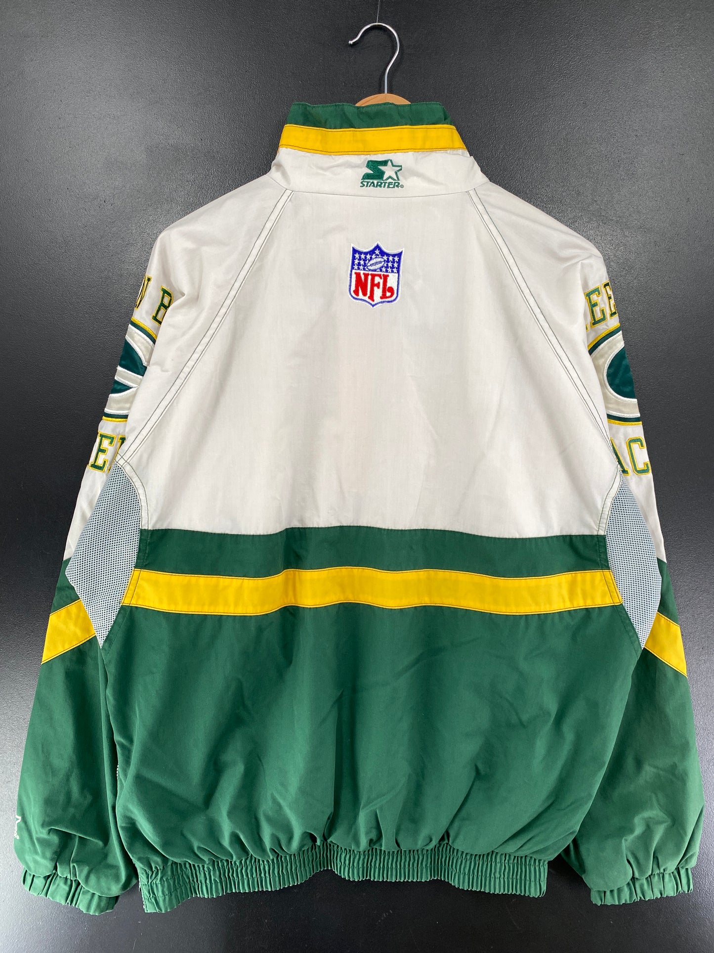 90’s STARTER x GREEN BAY PACKERS Size L NFL Nylon Jacket / G4670N