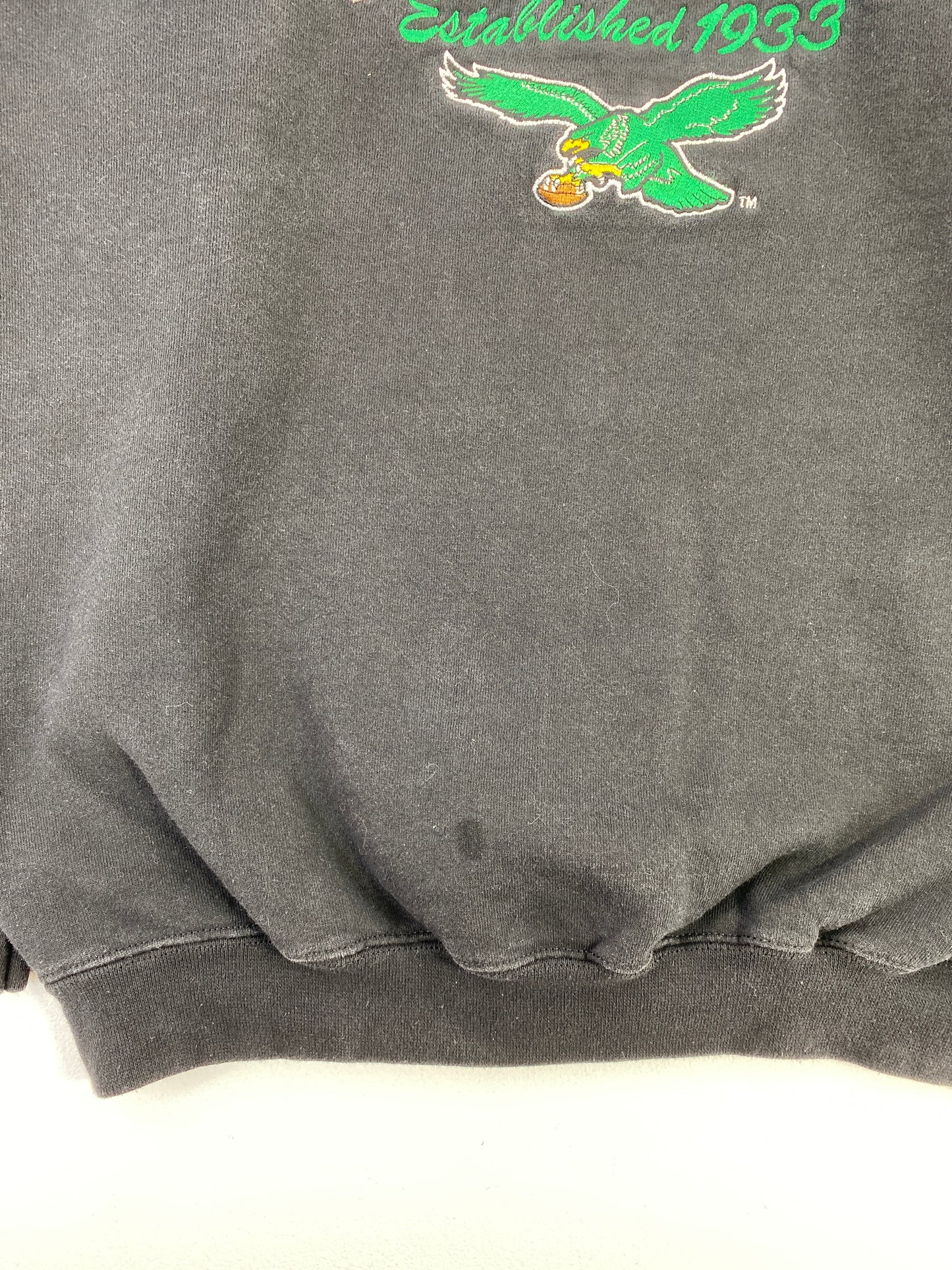 90's PHILADELPHIA EAGLES Size XL Vintage NFL Sweat-Shirt / G1032S