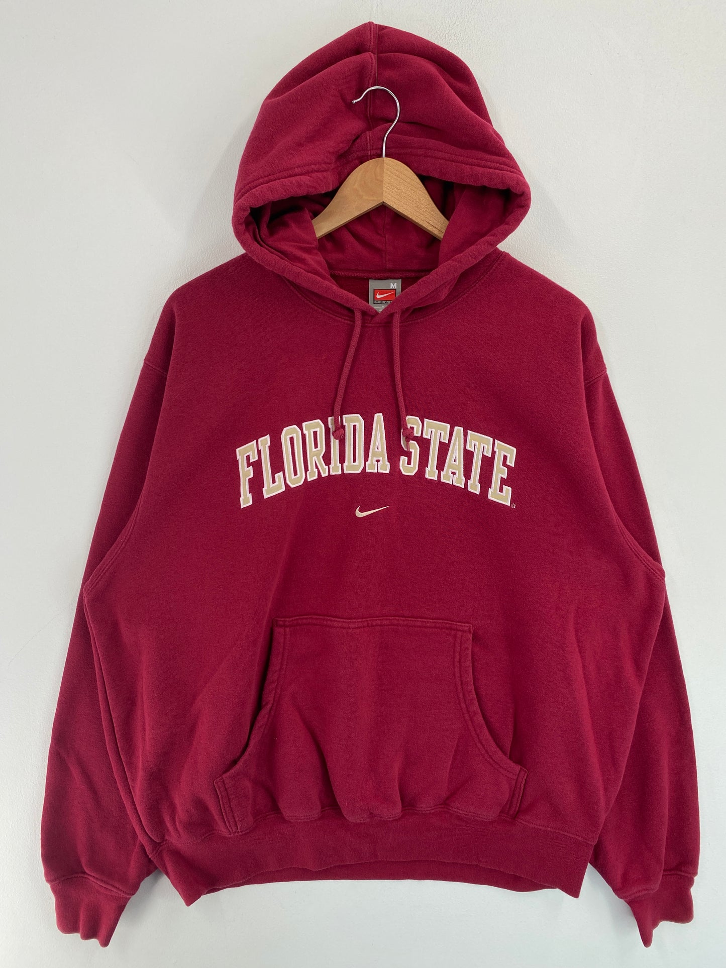00' NIKE x FLORIDA STATE Size M Vintage College Hoodie Sweat-Shirt / G4686S