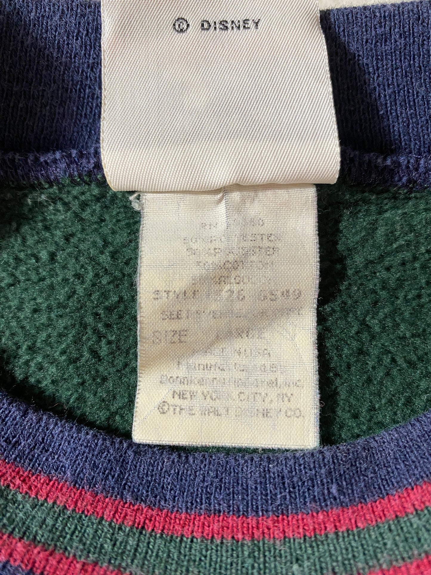 90's MICKEY MOUSE Made in USA Size L Vintage DISNEY Sweat-shirt / F8849S