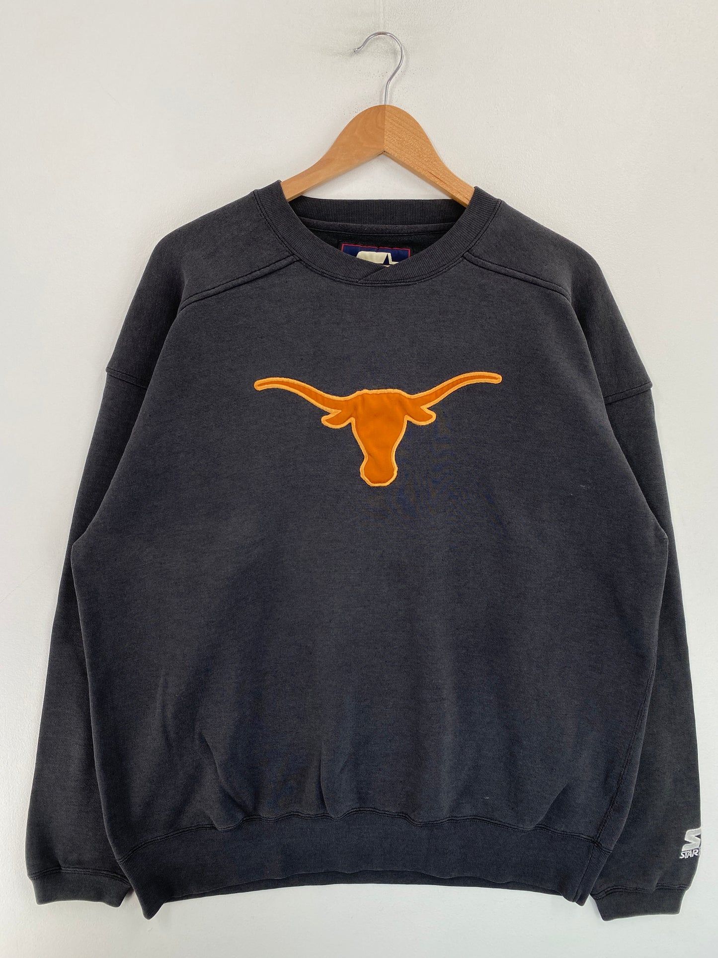 Vintage STARTER x TEXAS LONGHORNS Size L College Sweat-Shirt / G4700S