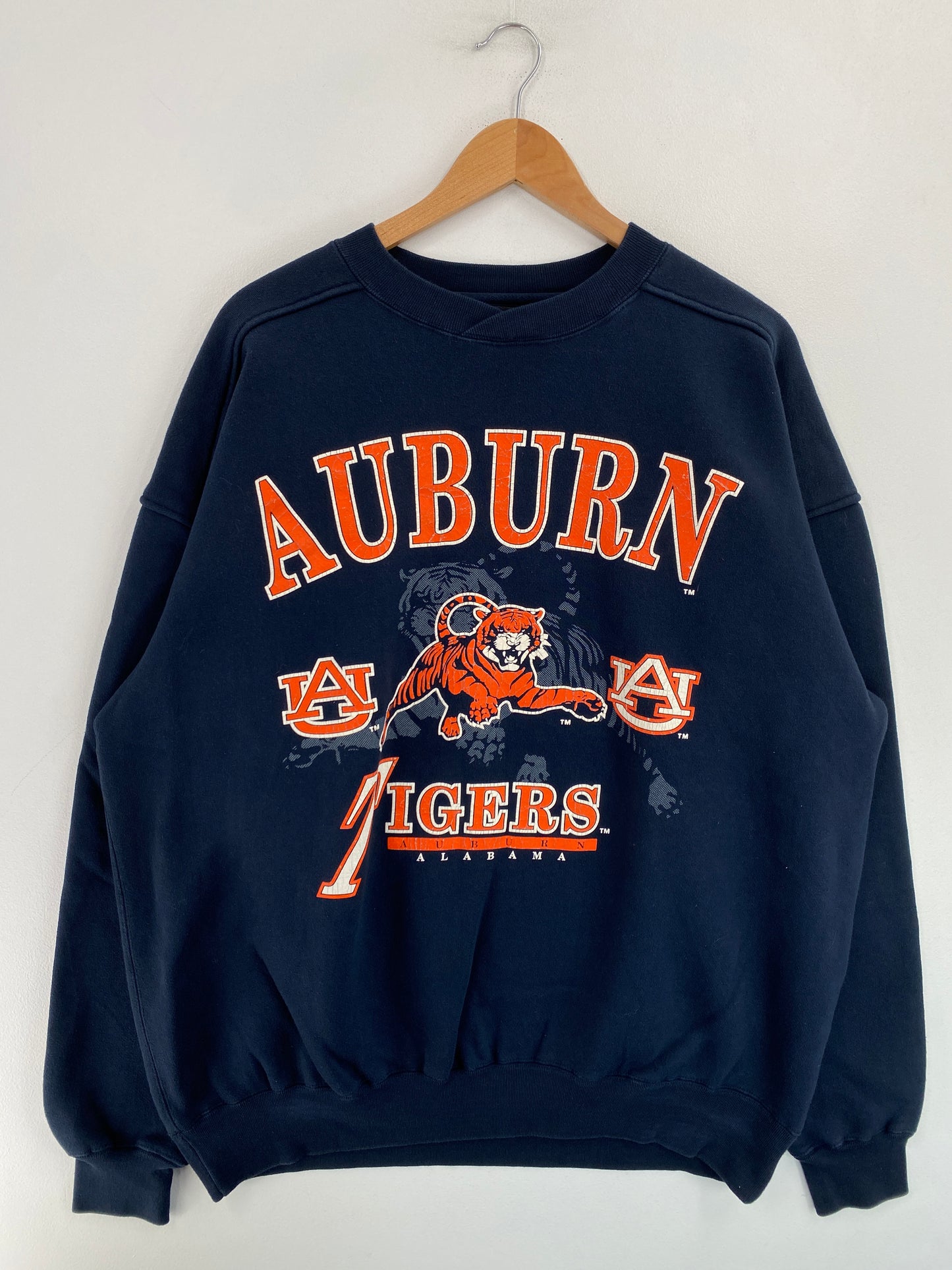 90’s AUBURN TIGERS Size XL College Sweat-Shirt / G4699S