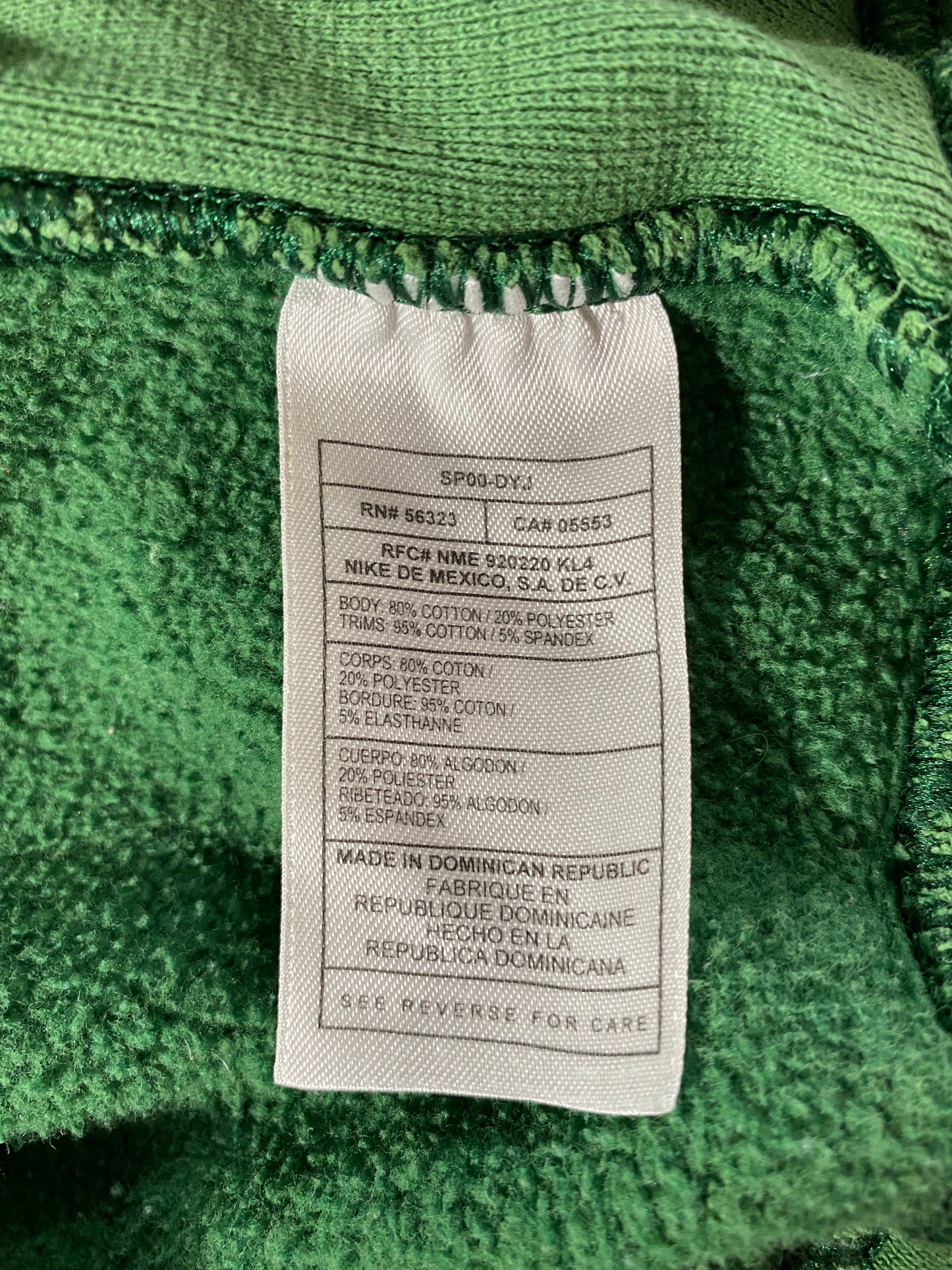 00’ NIKE MINI SWOOSH Size XL Sweat-shirt / G4899S