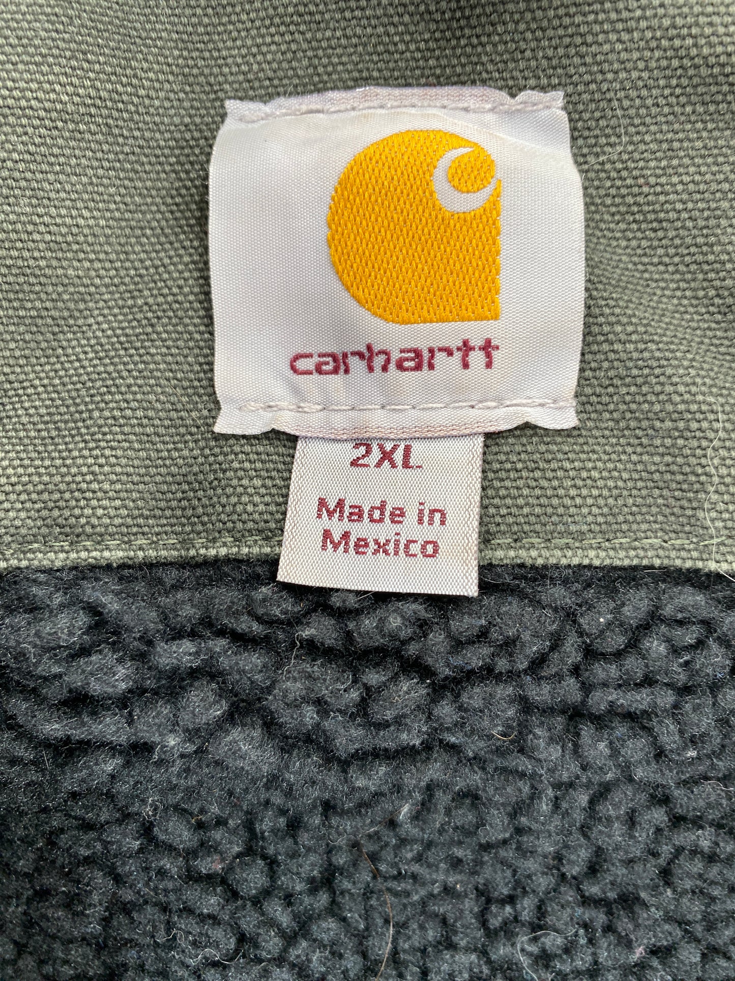 Vintage CARHARTT Size XXL Zip-Up Duck Jacket / F4991J
