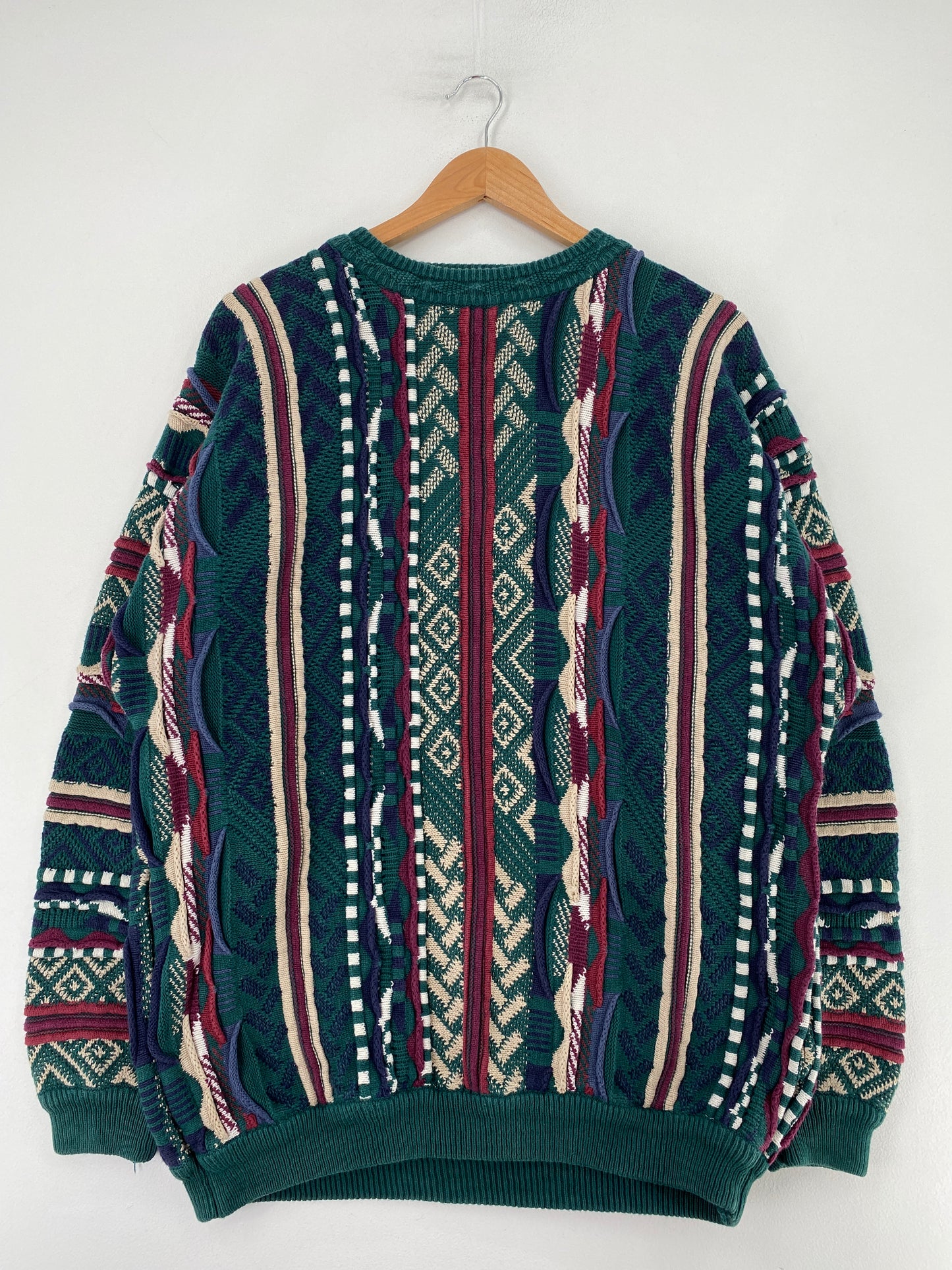 Vintage 3D COOGI-Style Size L Knit Sweater / G1170K