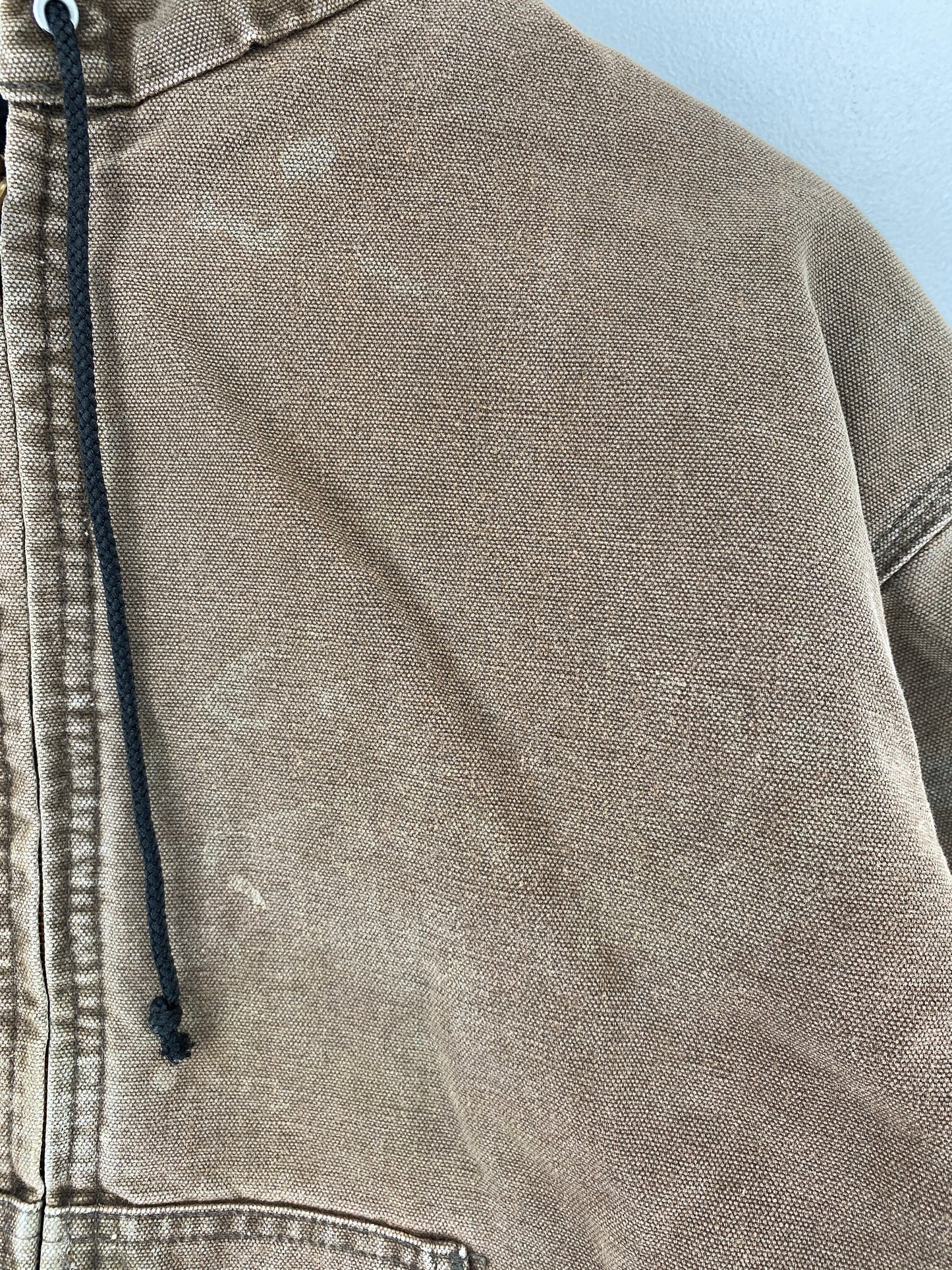 90’s CARHARTT Made in USA Size L Zip-Up Duck Jacket / F4989J