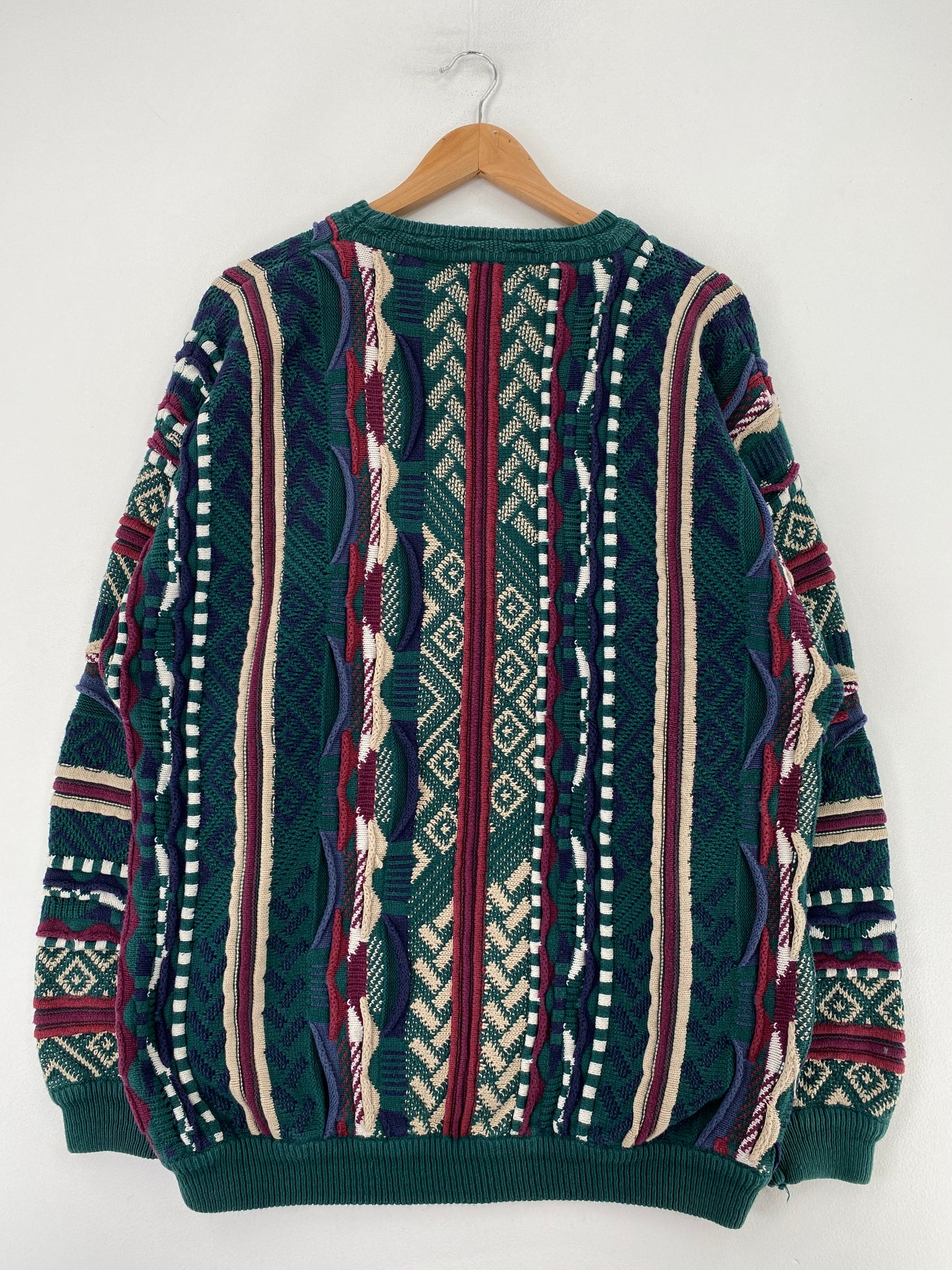 Vintage 3D COOGI-Style Size L Knit Sweater / G1170K