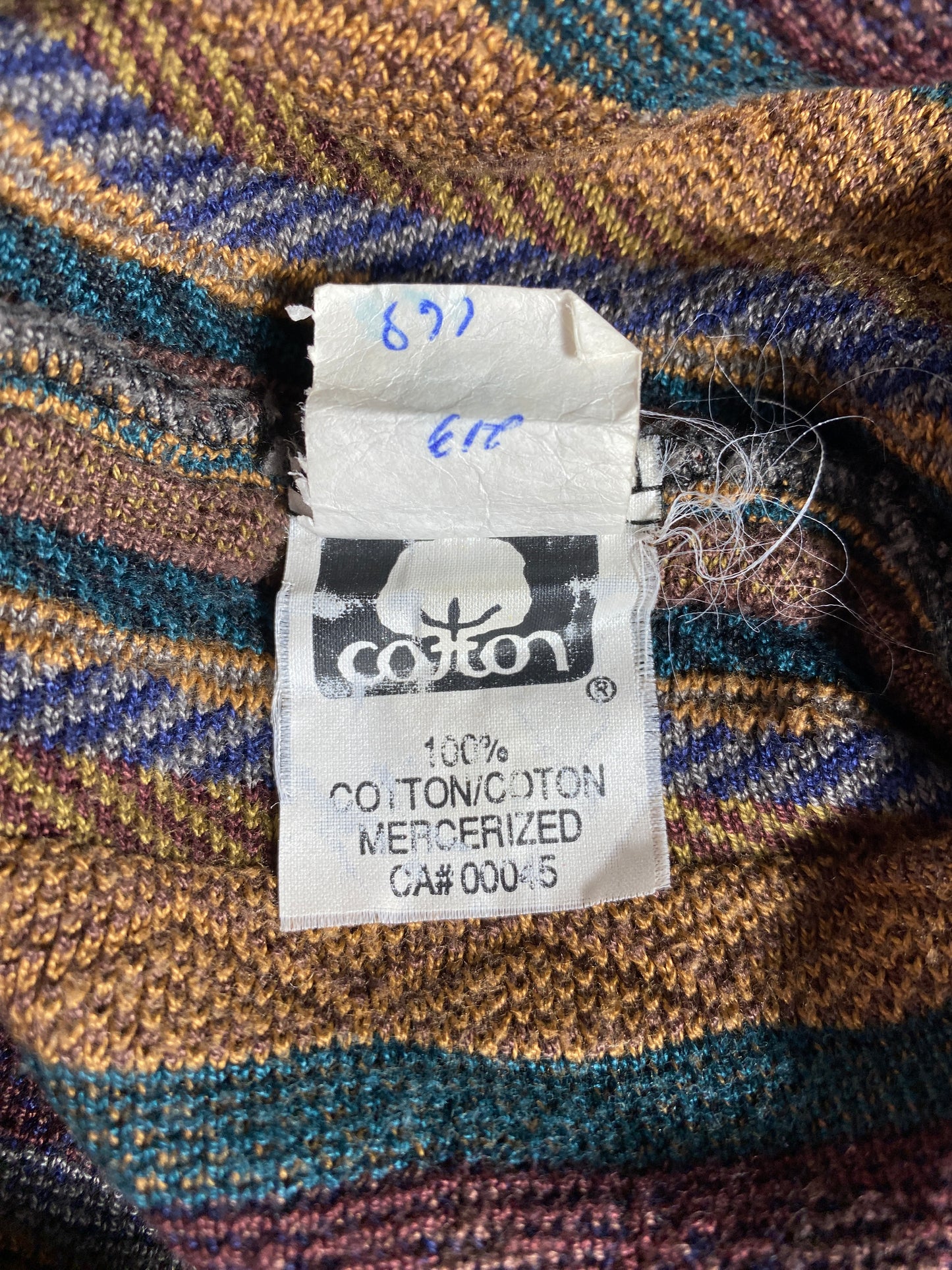 Vintage 3D COOGI-Style Size XL Knit Sweater / G4721K