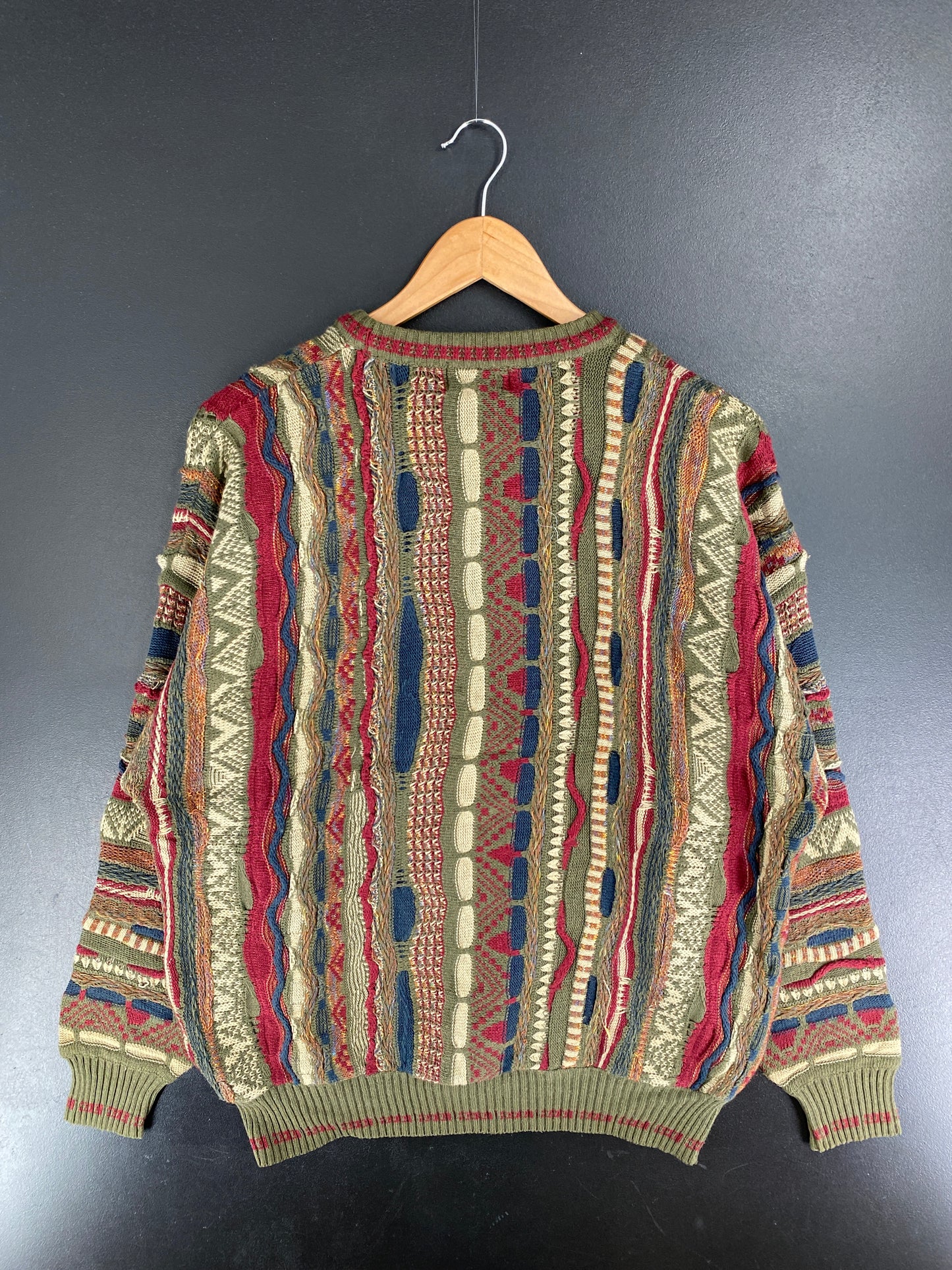 Vintage 3D COOGI-STYLE Size M Cotton Knit Sweater / F4393K