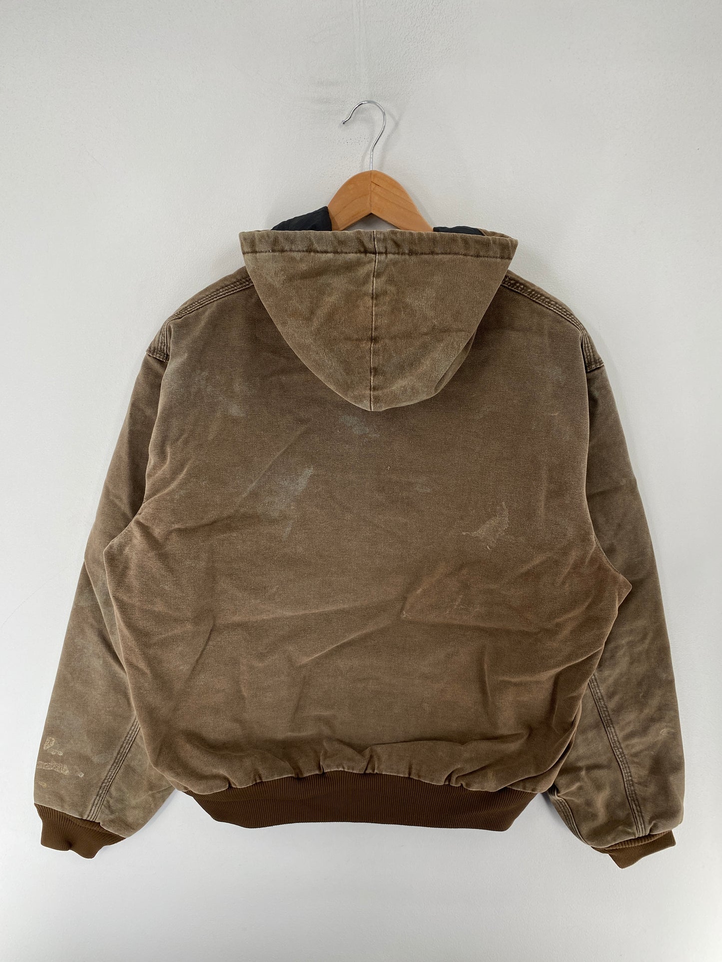 90’s CARHARTT Made in USA Size L Zip-Up Duck Jacket / F4989J