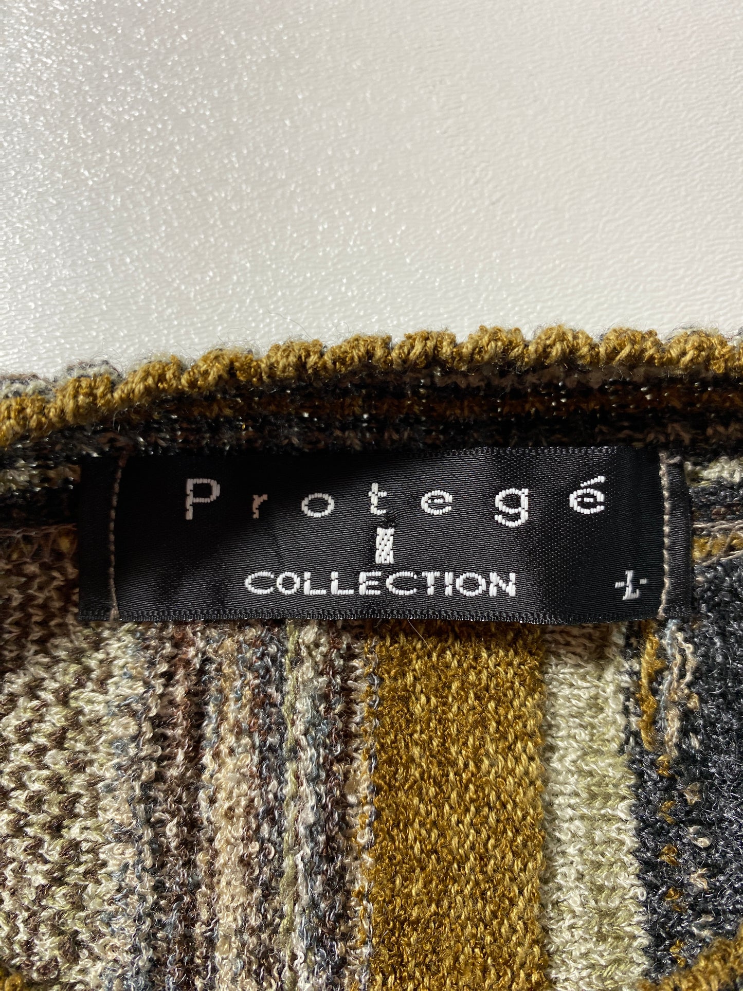 Vintage 3D COOGI-STYLE Made in USA Size L Cotton Knit Sweater / F4391K