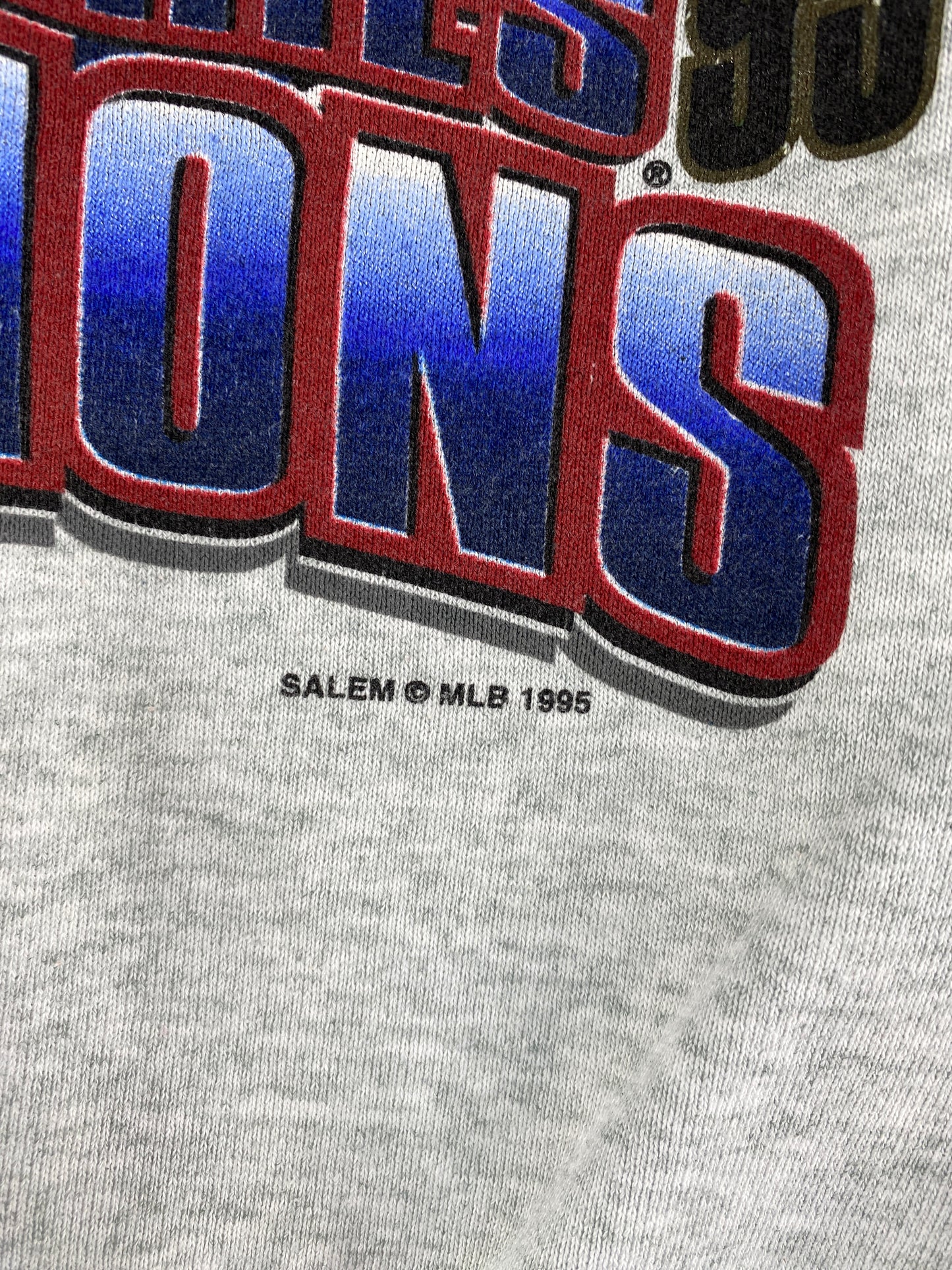 1995 SALEM x ATLANTA BRAVES Made in USA Size XL Vintage MLB Sweat-shirt / G1193S