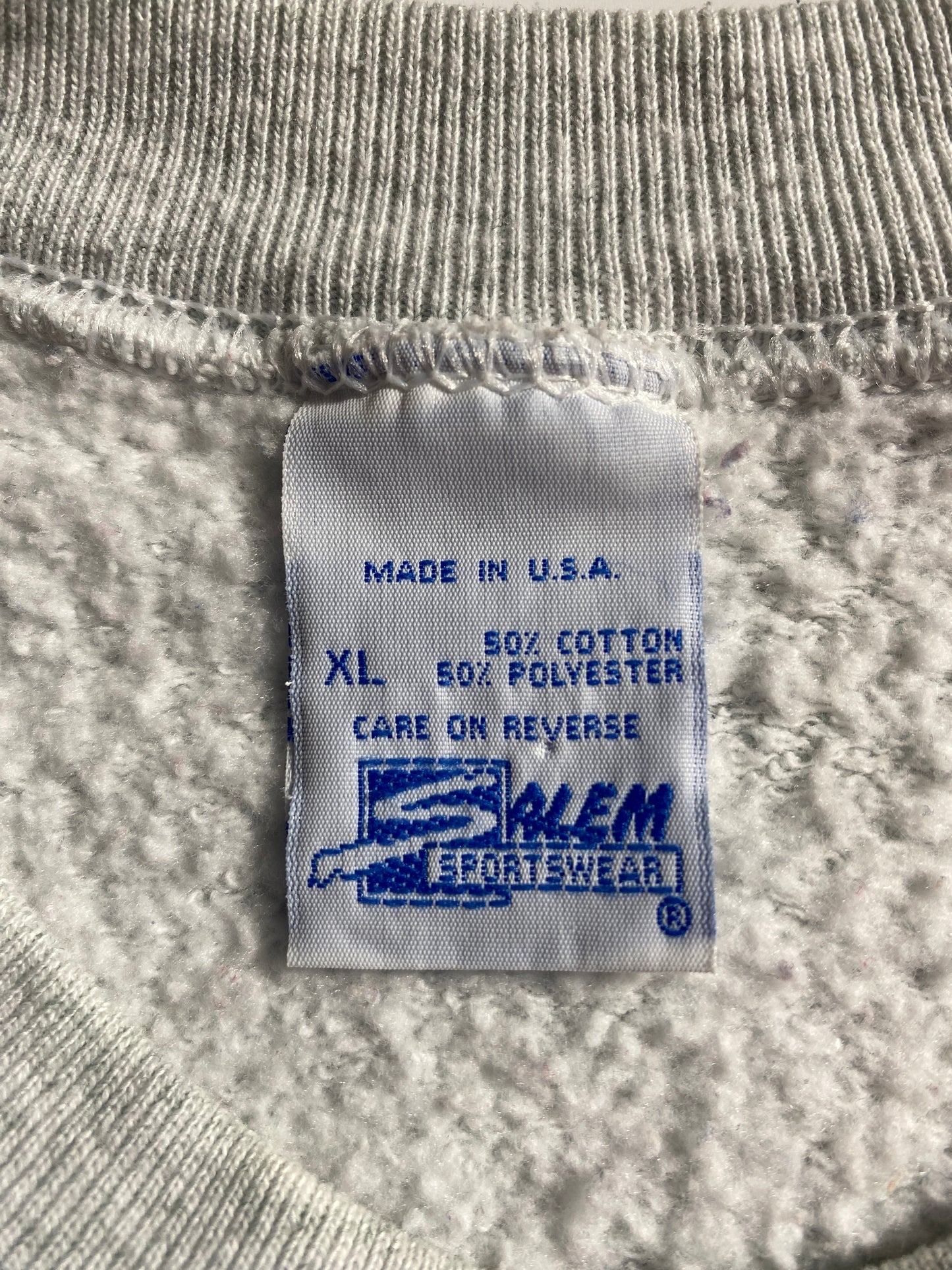 1995 SALEM x ATLANTA BRAVES Made in USA Size XL Vintage MLB Sweat-shirt / G1193S