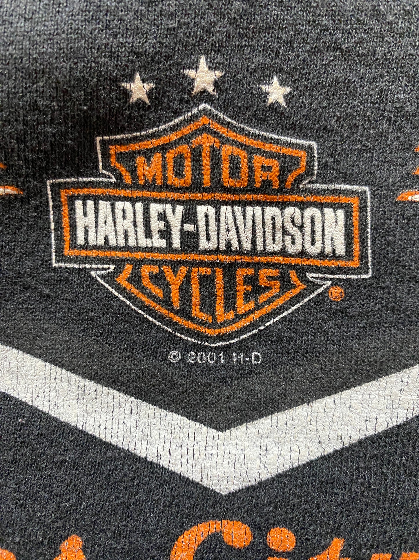 2001 HARLEY DAVIDSON Made in USA Size XL Vintage Sweat Shirt / G4742S