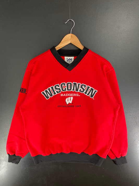 90’s WISCONSIN BADGERS Size M College Sweat-Shirt / F4400S