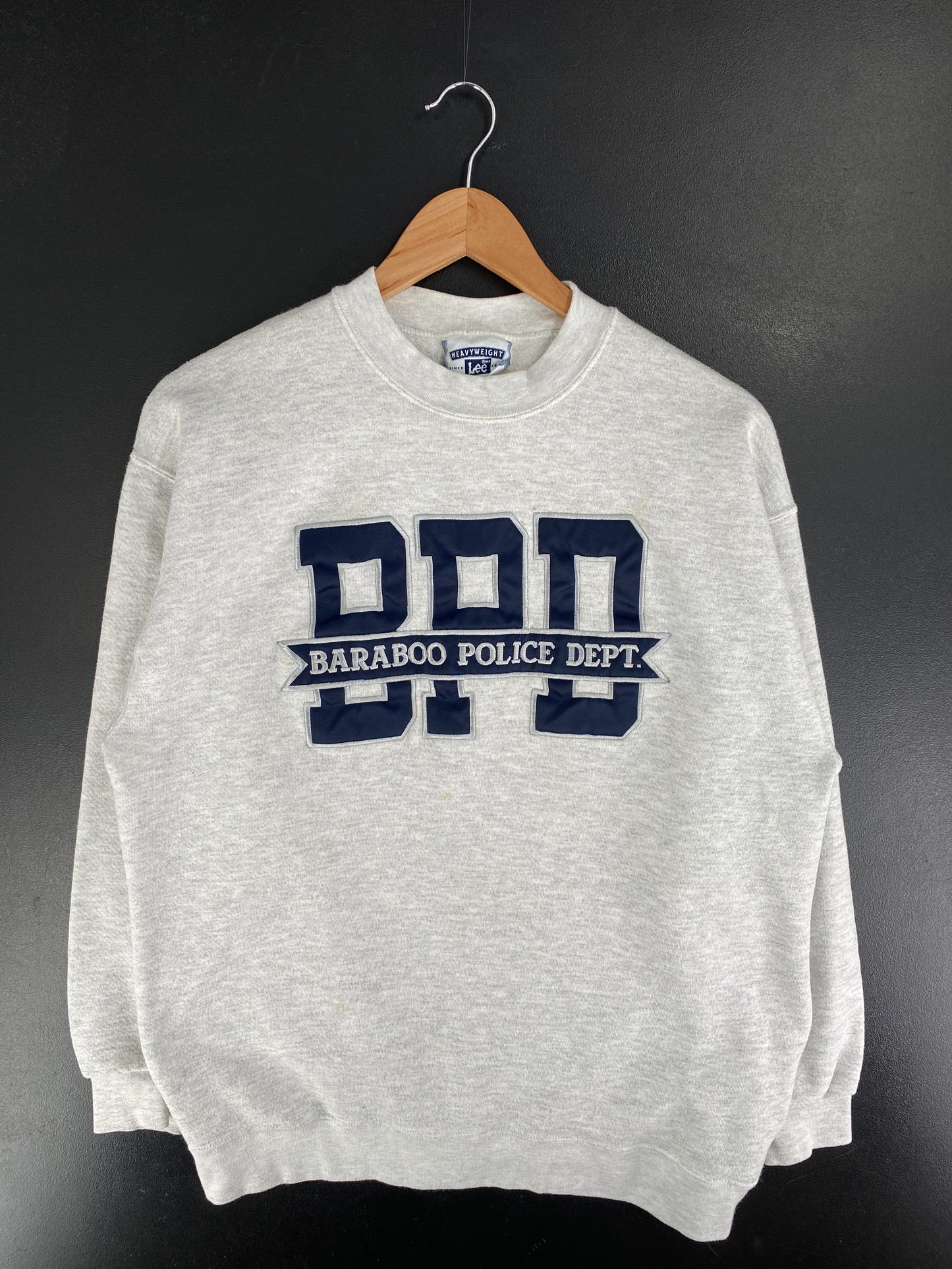 90’s BARABOO POLICE DEPT Size L College Sweat-Shirt / F5000S
